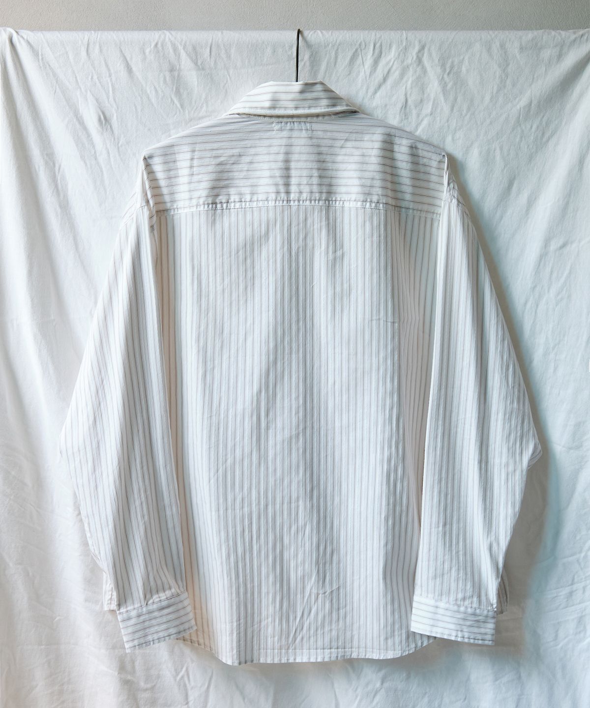 토프(TOFF) Stripe wire shirts (Ivory brown)