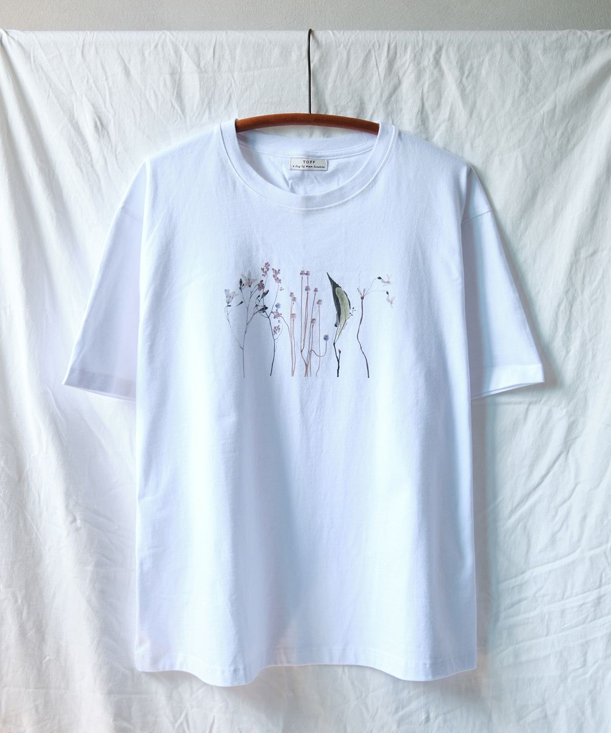 토프(TOFF) Dry flower t-shirt (White)