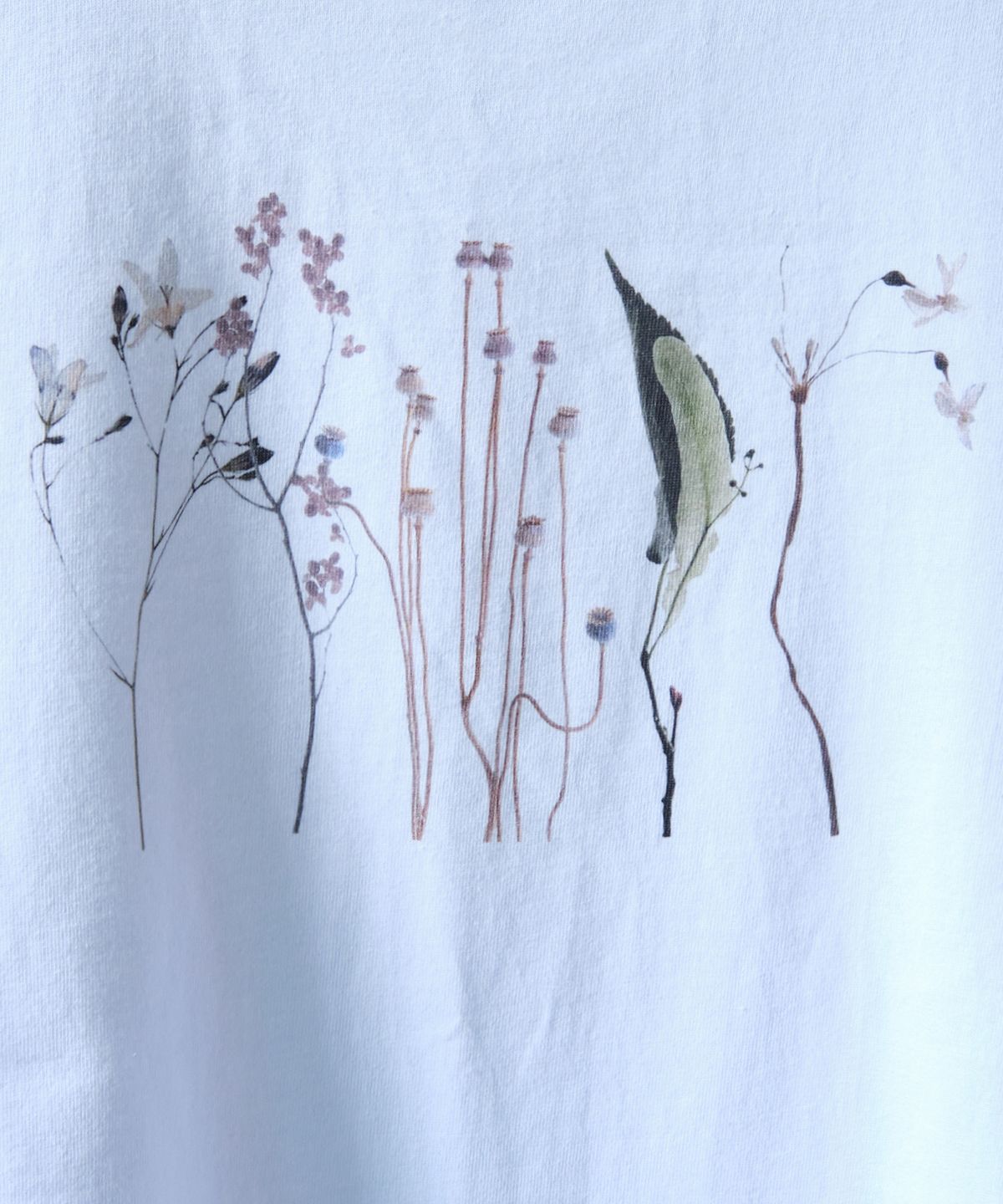 토프(TOFF) Dry flower t-shirt (White)