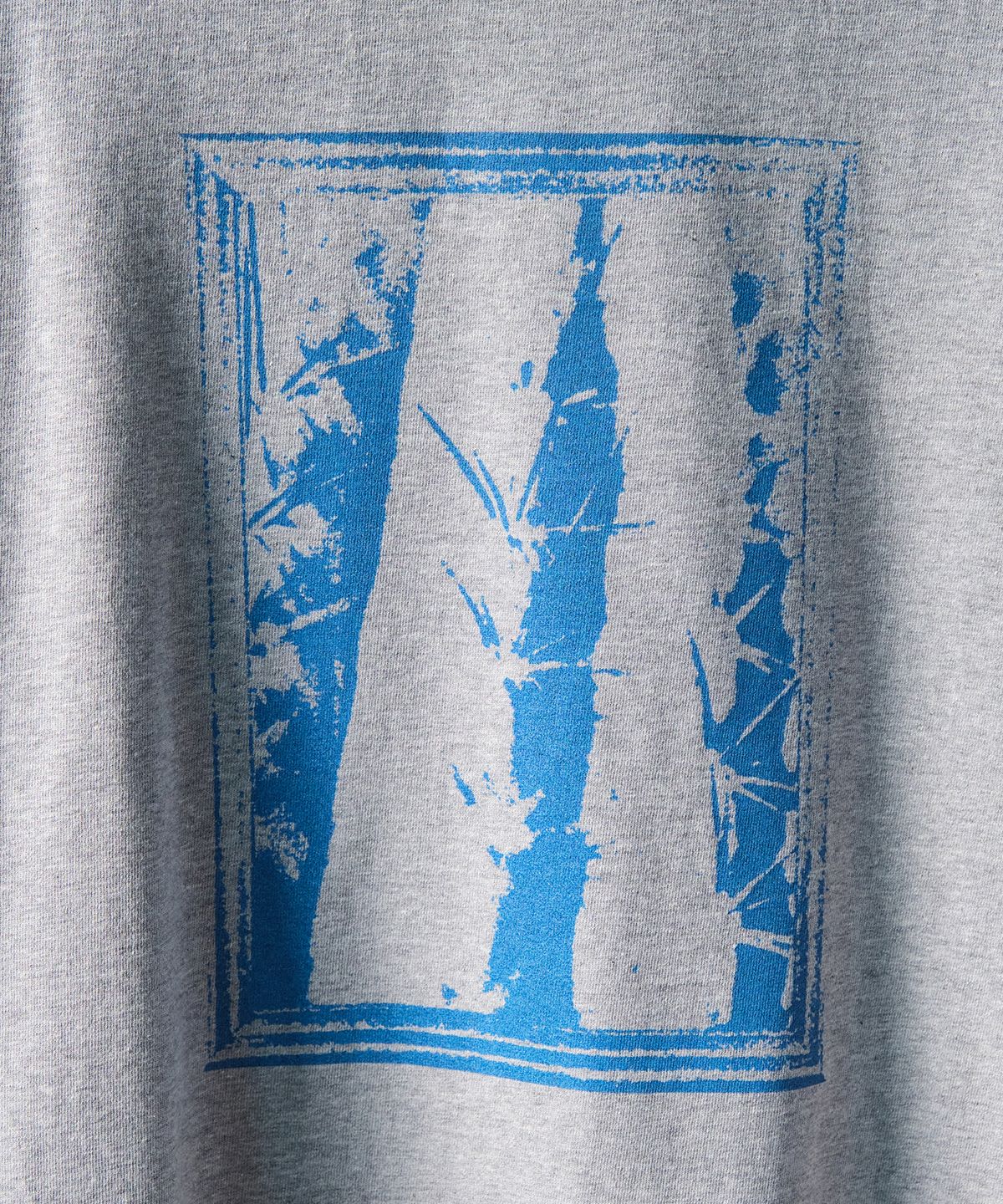 토프(TOFF) Cactus stamp t-shirt (Melange gray)