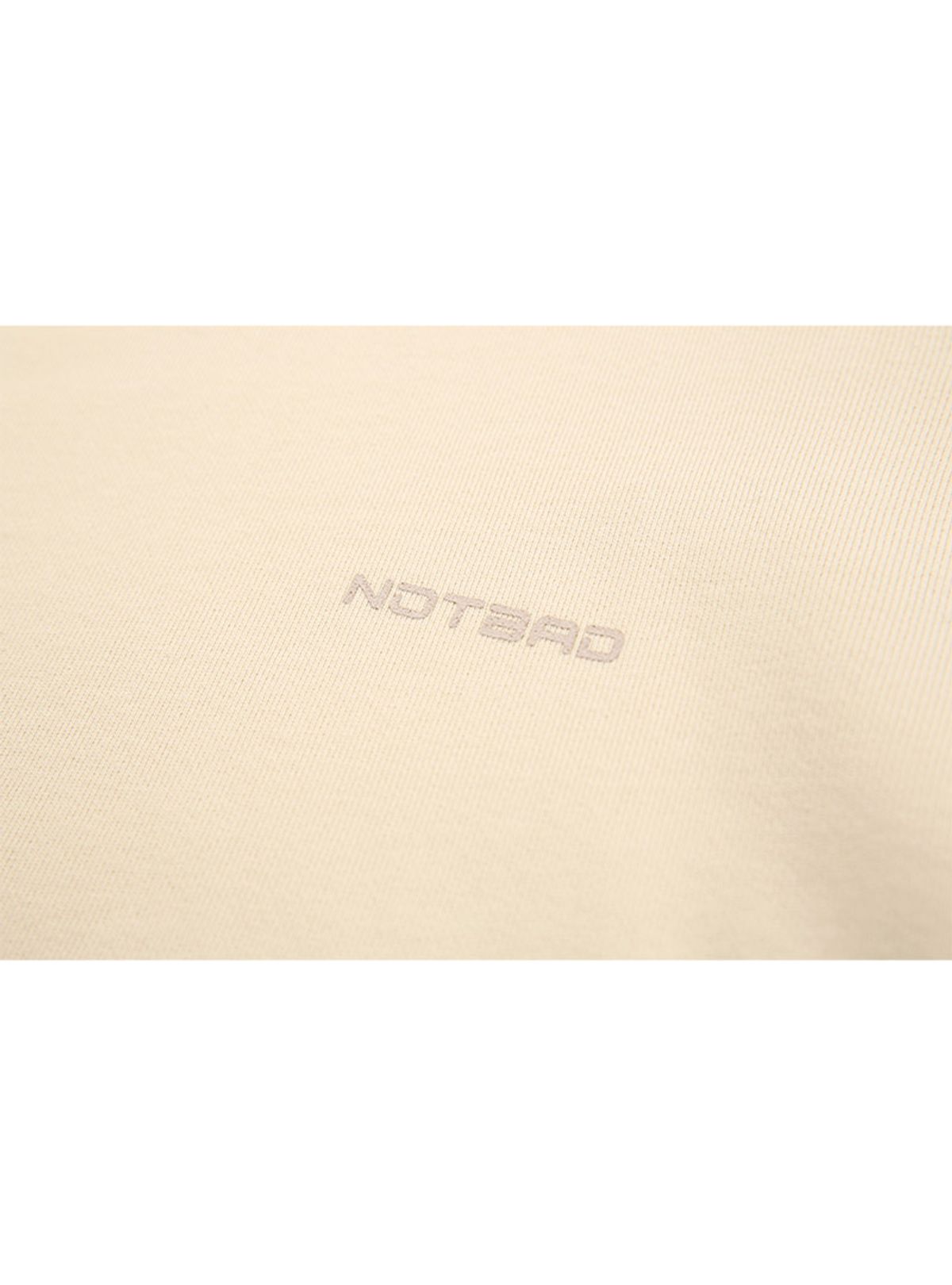 낫배드코리아(NOTBAD KOREA) 낫배드 백나염 맨투맨 - Beige