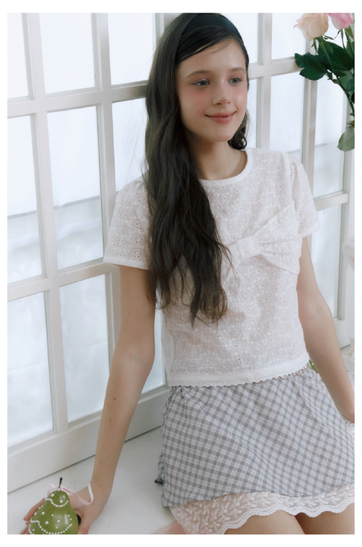 민네(MINNNE) 쁘띠 레이어드 스커트 (퍼플)