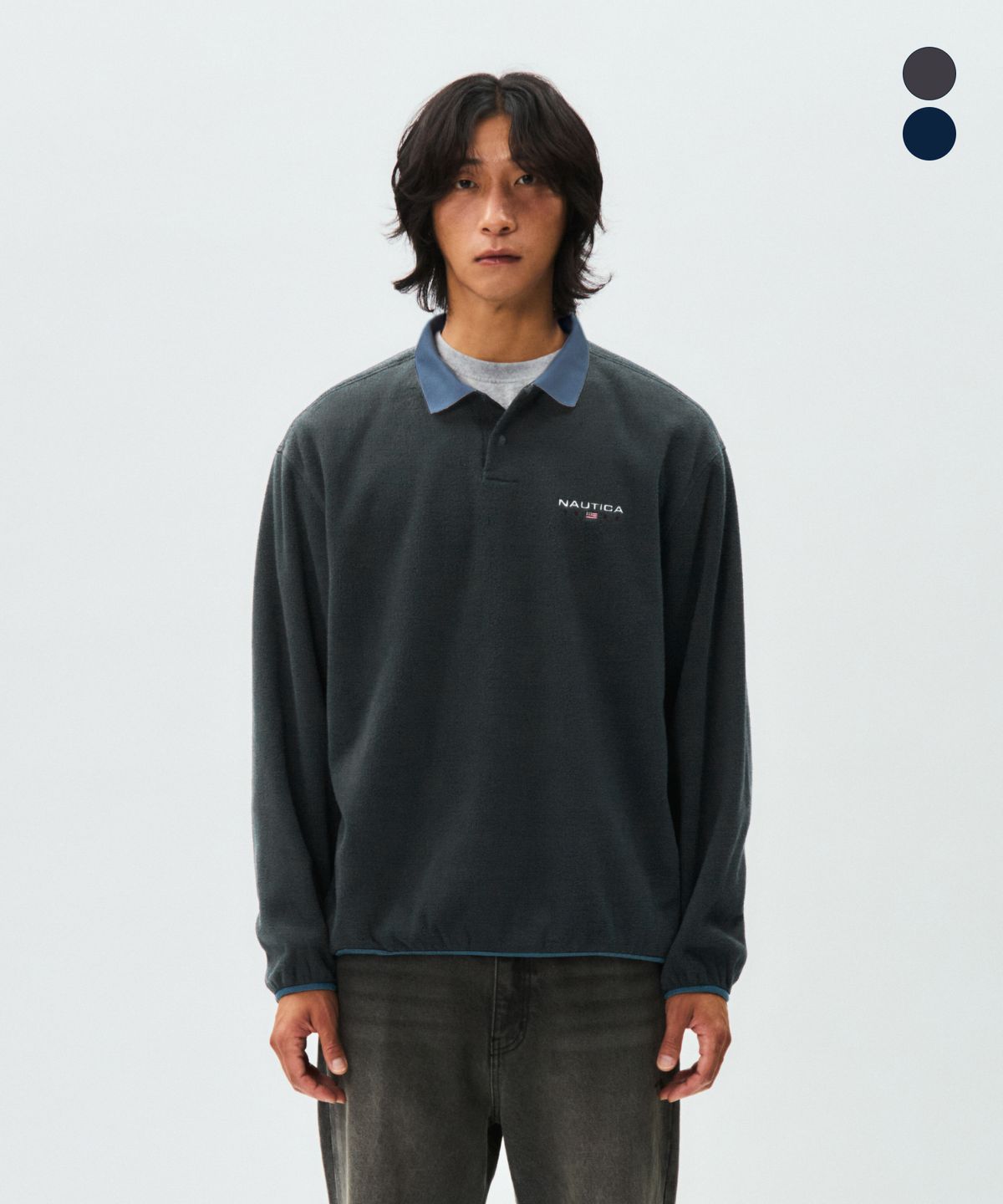 노티카(NAUTICA) 83플래그 폴라 카라 스웨트셔츠 NFL2095