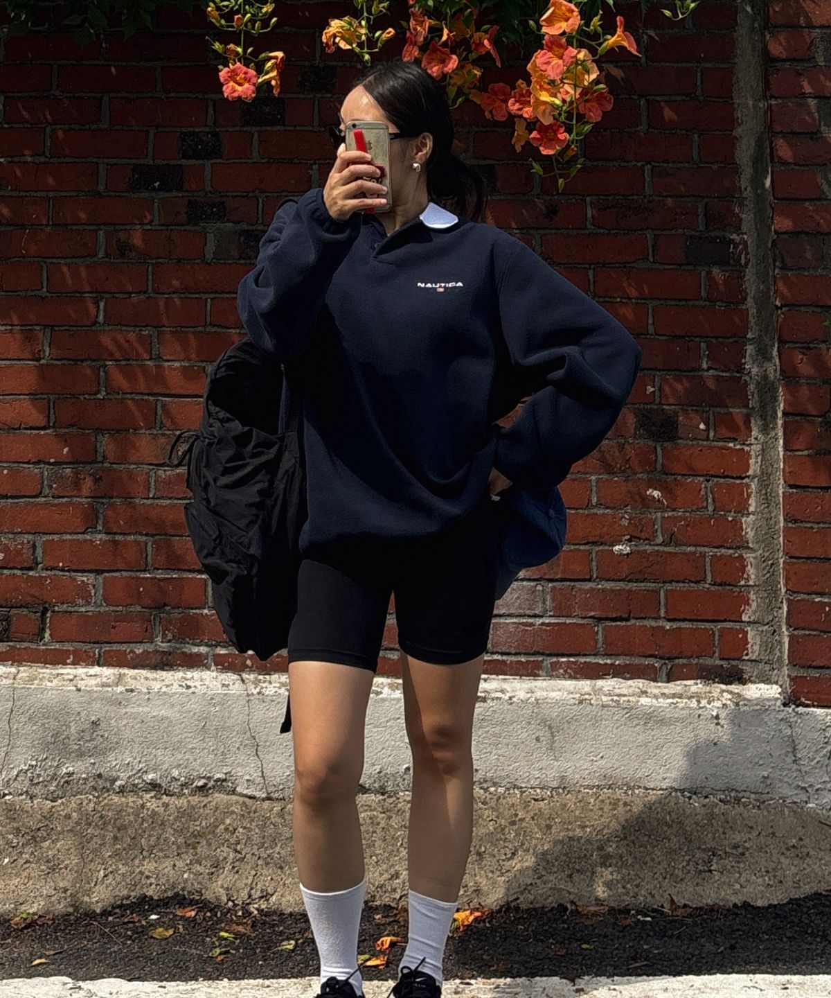 노티카(NAUTICA) 83플래그 폴라 카라 스웨트셔츠 NFL2095