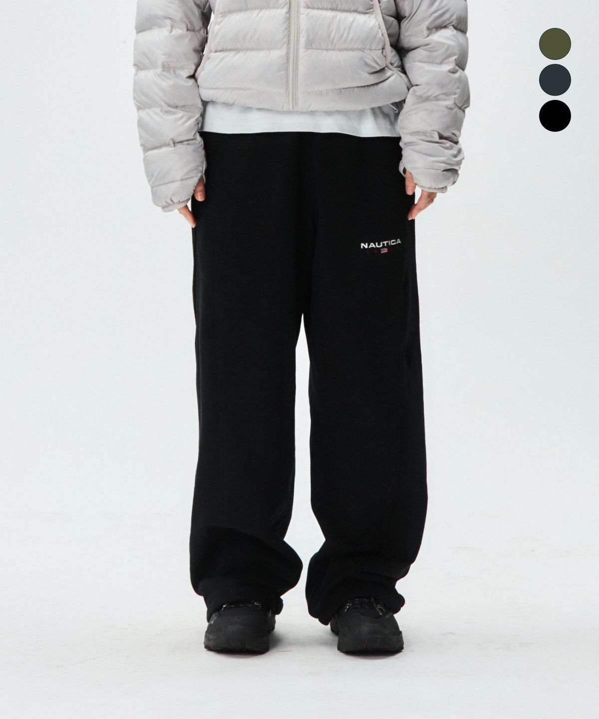 노티카(NAUTICA) 83플래그 오버사이즈 스웨트팬츠 NPL7385