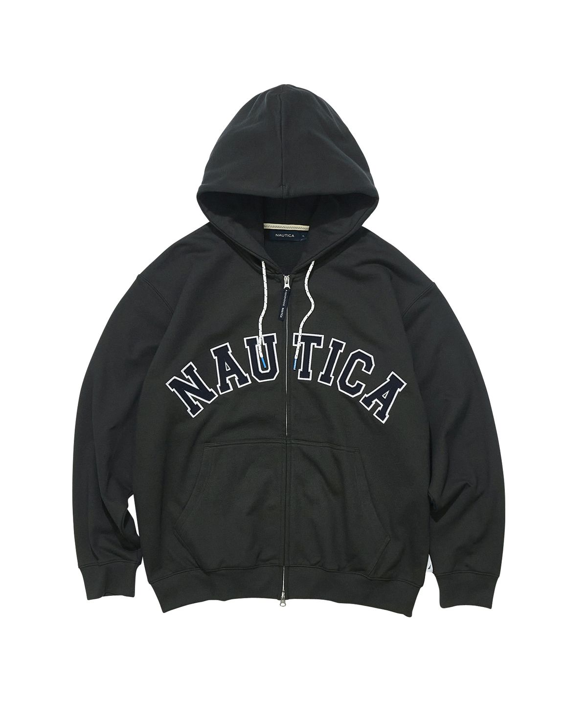 노티카(NAUTICA) 아치 로고 후디드 집업(기모) NJK0865