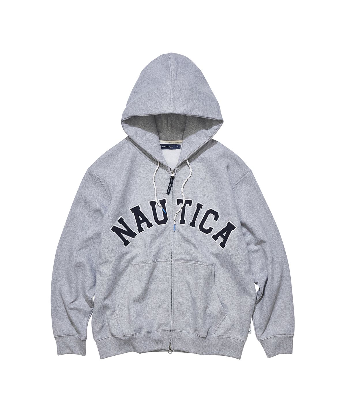 노티카(NAUTICA) 아치 로고 후디드 집업(기모) NJK0865