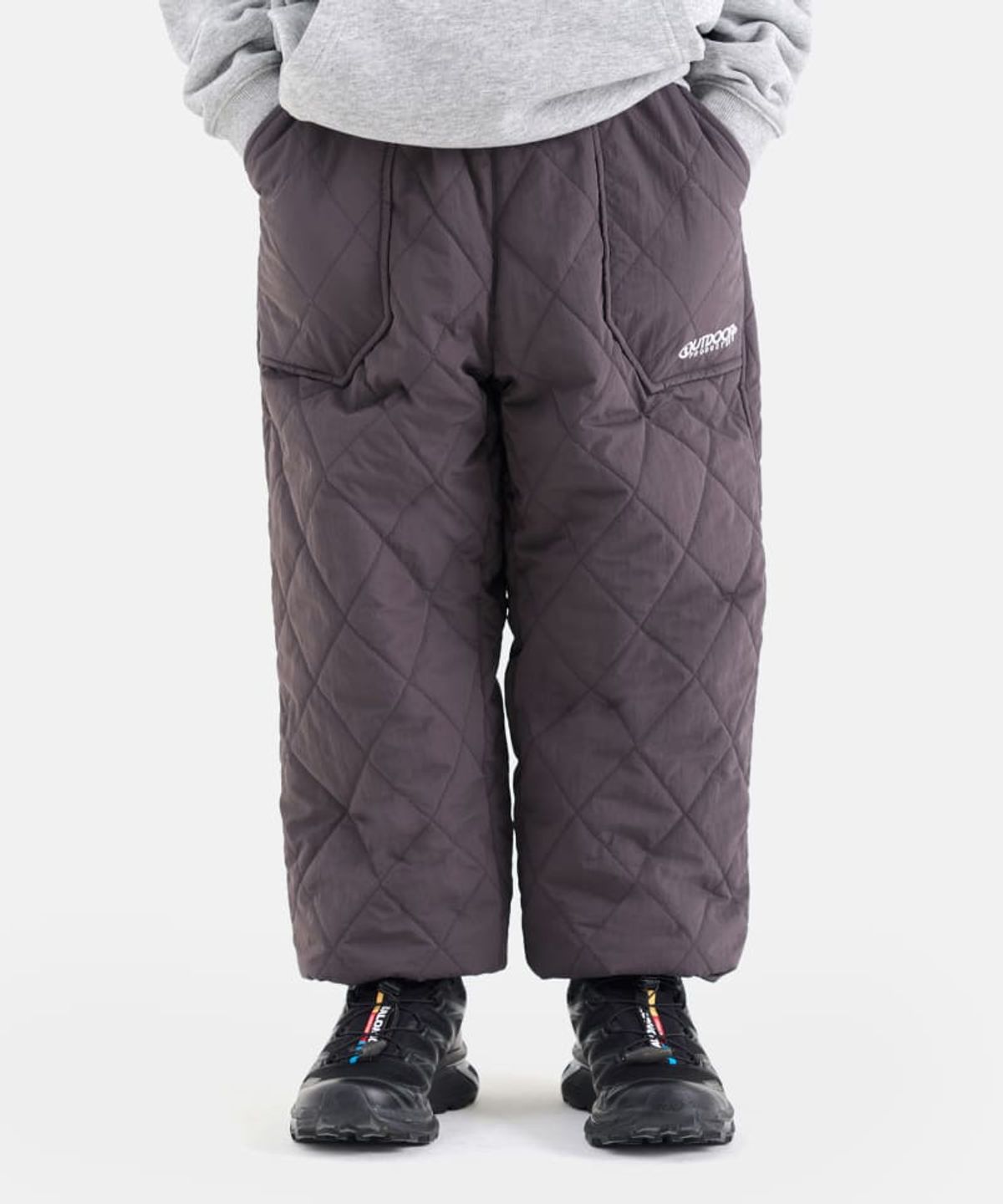 아웃도어 프로덕츠 키즈(OUTDOOR PRODUCTS KIDS) 다이아몬드 퀼팅 팬츠 (차콜) OD253BPT03_CHC