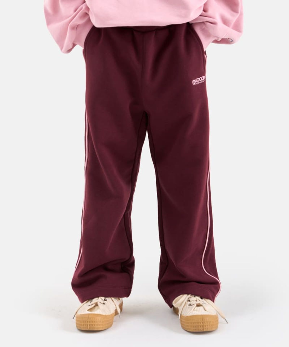 아웃도어 프로덕츠 키즈(OUTDOOR PRODUCTS KIDS) 여아 세미와이드 팬츠 (버건디) OD253BPT74_BUG