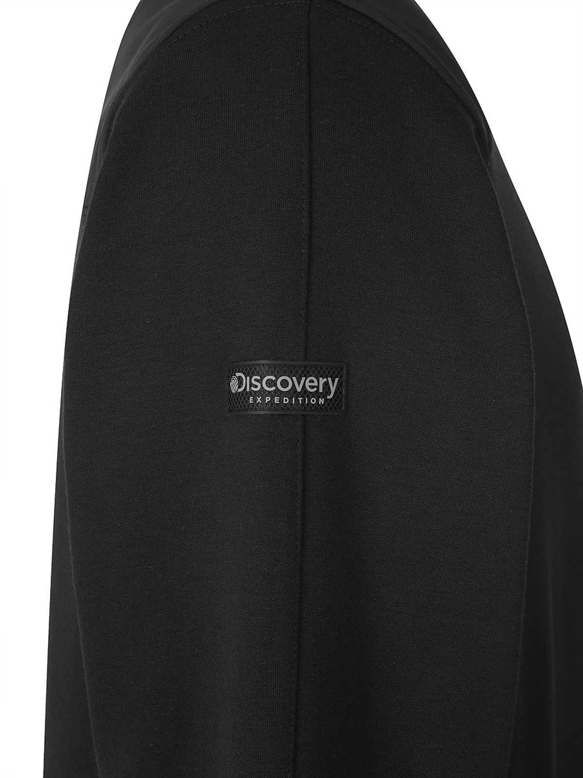 디스커버리 익스페디션(DISCOVERY EXPEDITION) 소로나히트 기모 트레이닝 맨투맨 (BLACK)