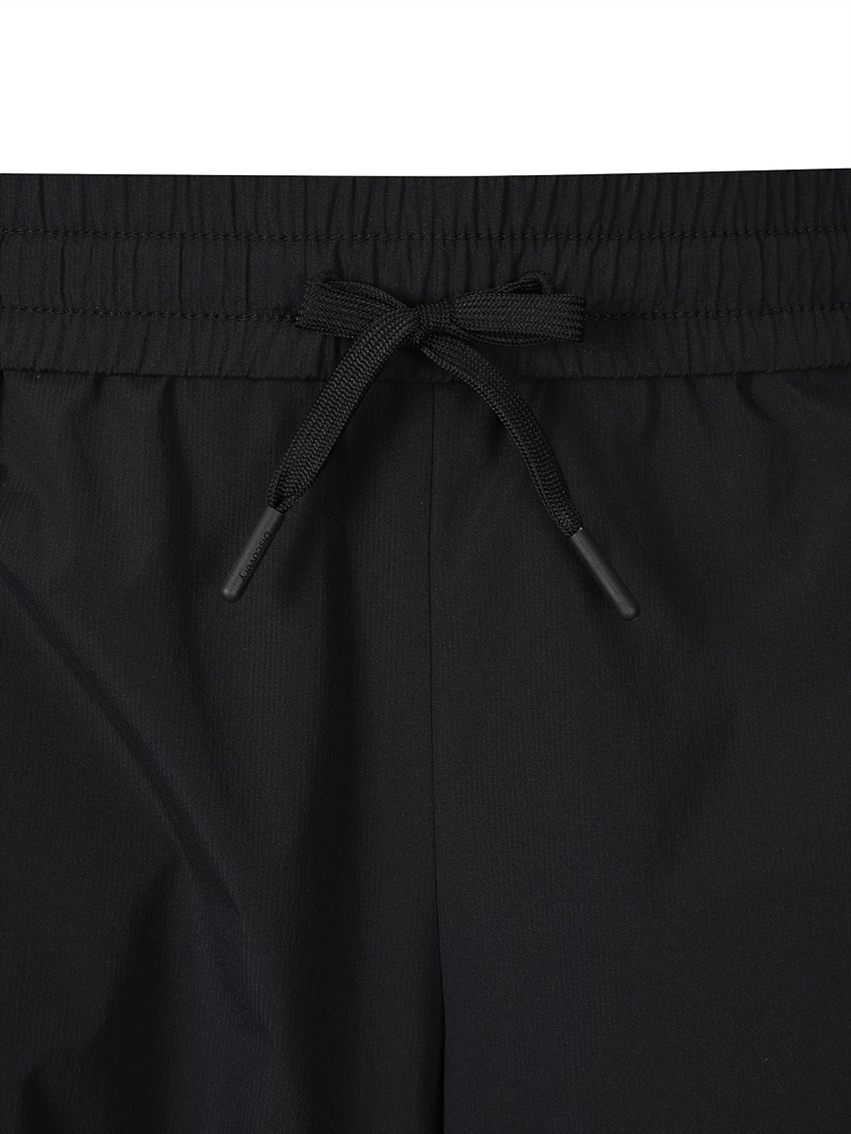 디스커버리 익스페디션(DISCOVERY EXPEDITION) 여성 메쉬기모 트레이닝 스트링 팬츠 (BLACK)