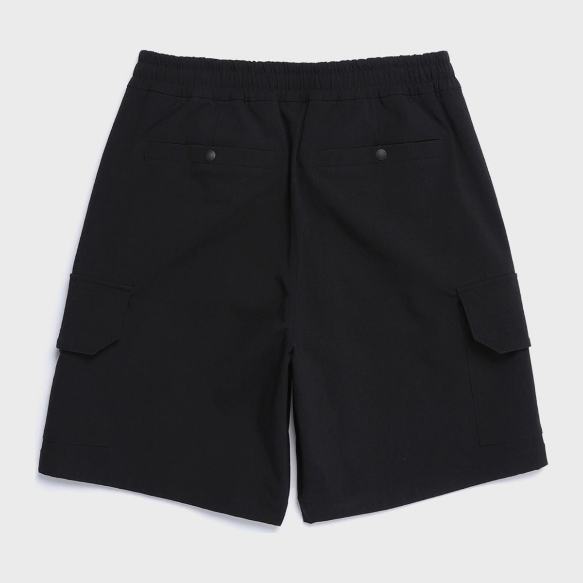 내셔널지오그래픽(NATIONALGEOGRAPHIC) N253UHP010 카고포켓 우븐 5부 쇼츠 BLACK