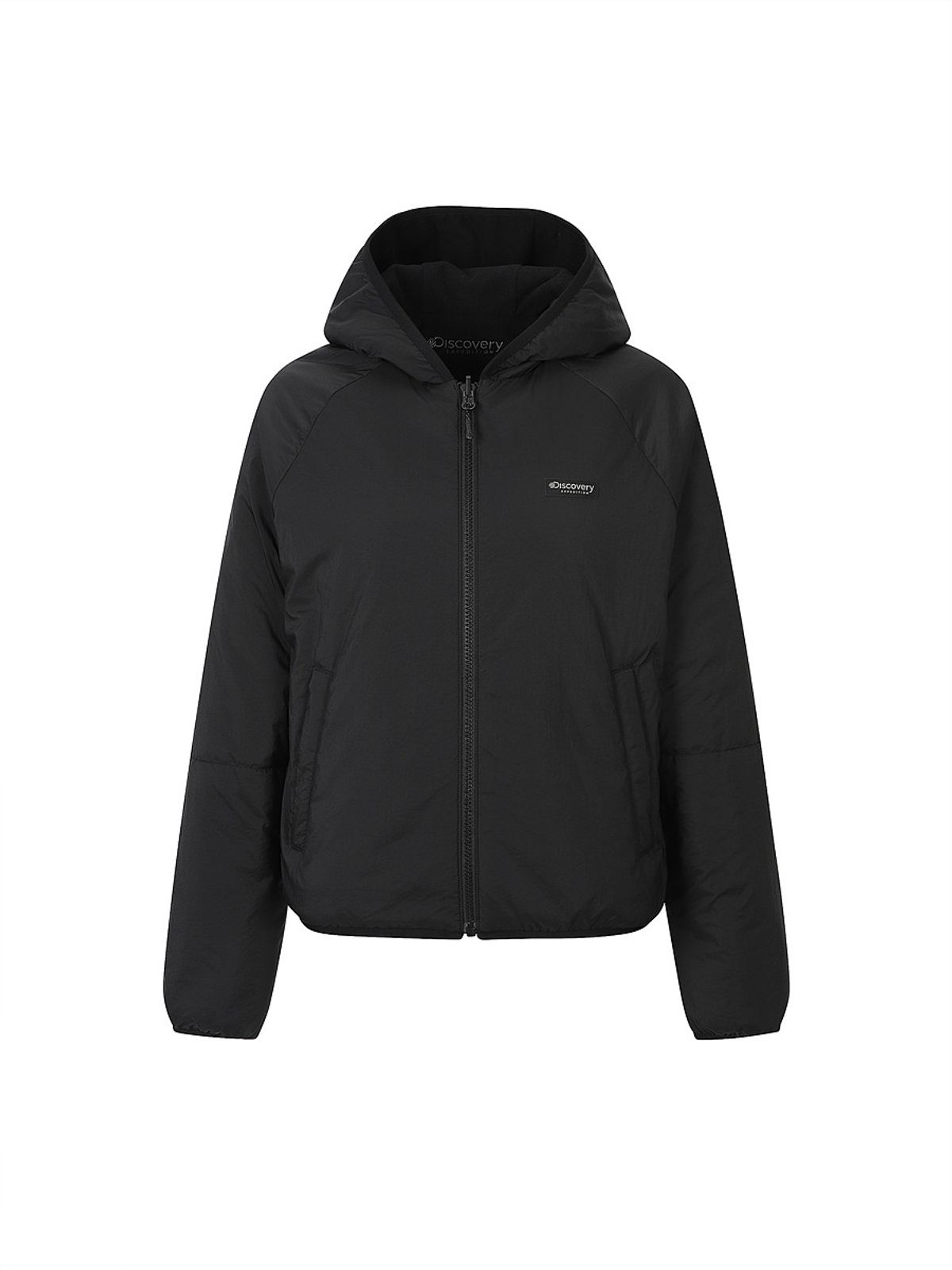 디스커버리 익스페디션(DISCOVERY EXPEDITION) 여성 그리드 리버시블 자켓 (BLACK)