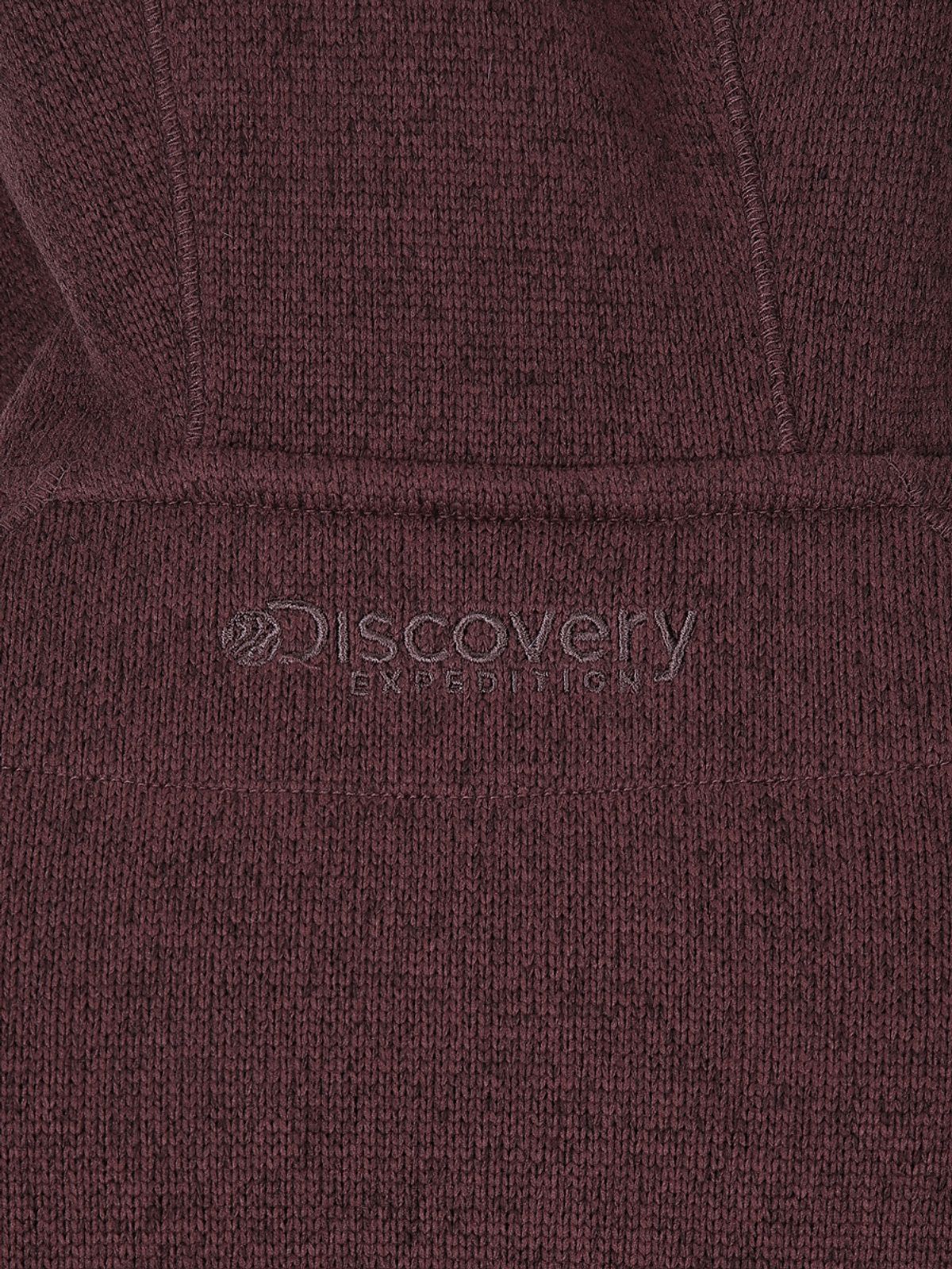 디스커버리 익스페디션(DISCOVERY EXPEDITION) 여성 니트라이크 후드 자켓 (D/BURGUNDY)