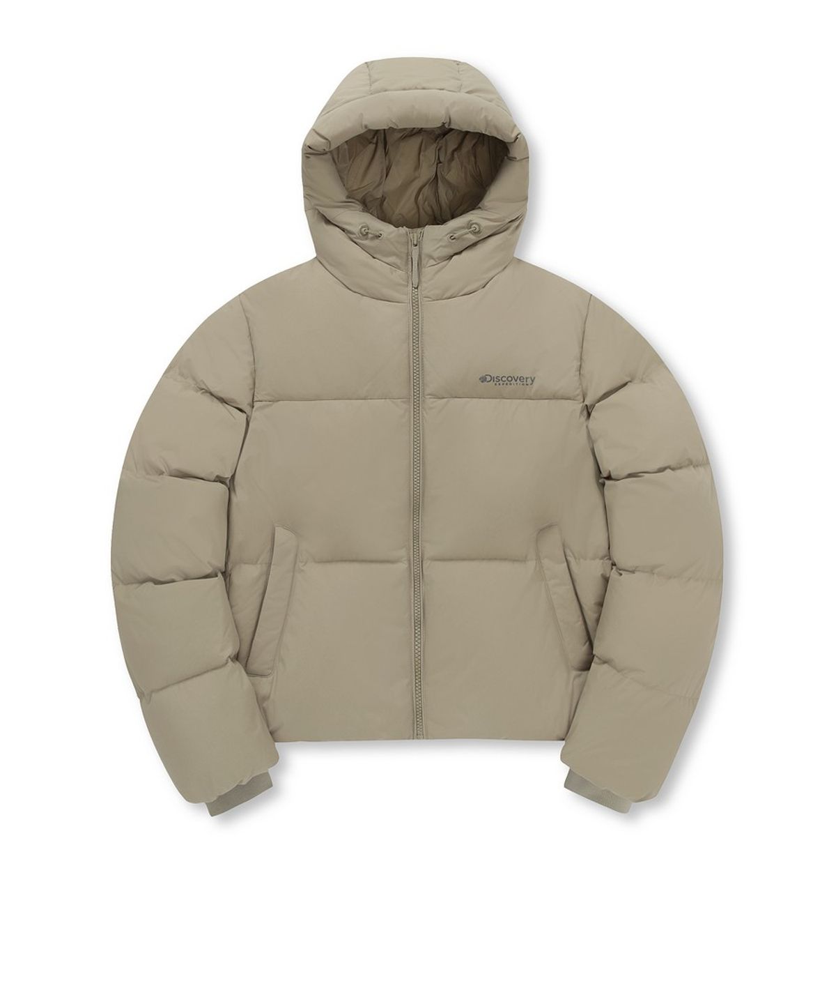 디스커버리 익스페디션(DISCOVERY EXPEDITION) 여성 올리아 글로우 다운 숏패딩 (BEIGE)
