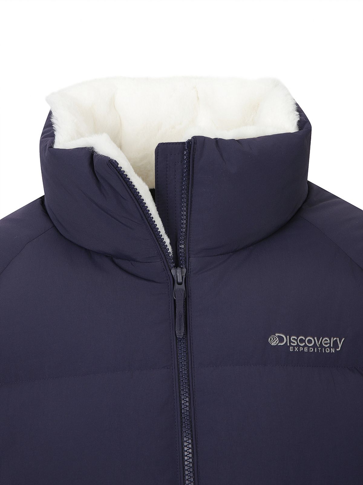 디스커버리 익스페디션(DISCOVERY EXPEDITION) 여성 올리브 글로우 다운 숏패딩 (D/PURPLE)