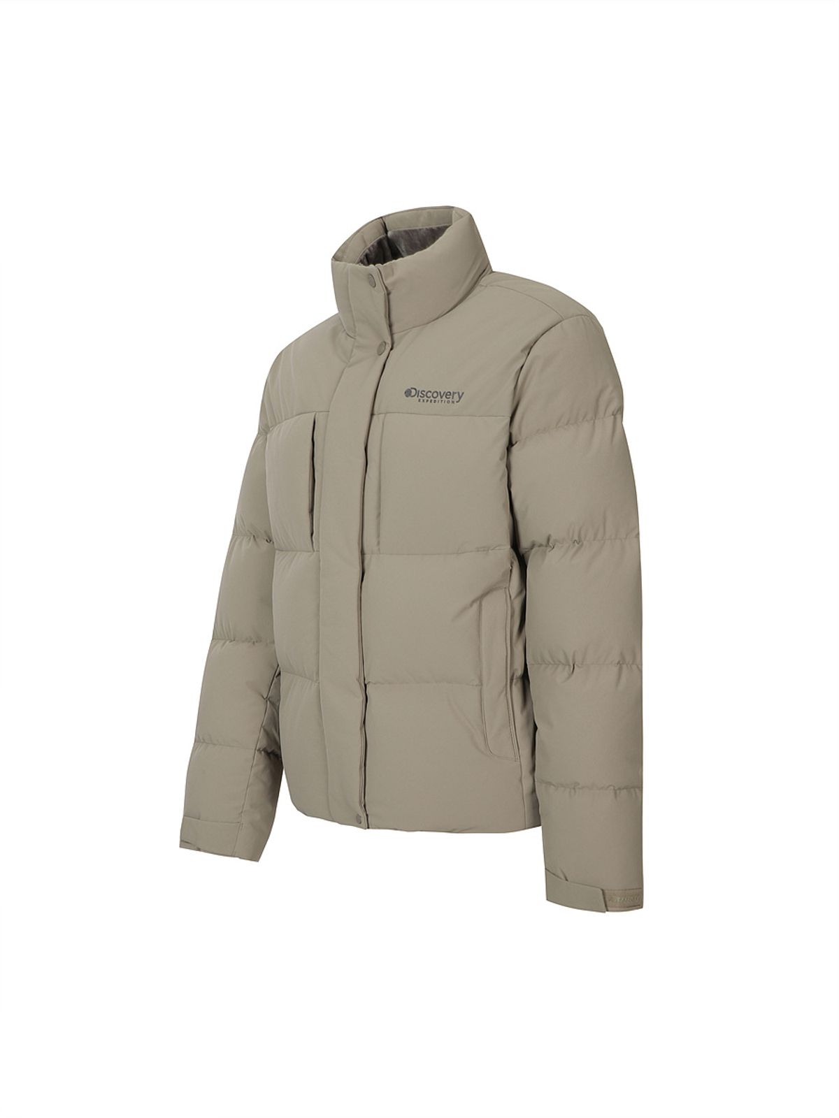 디스커버리 익스페디션(DISCOVERY EXPEDITION) 여성 레스터G 하이넥 구스다운 숏패딩 (BEIGE)