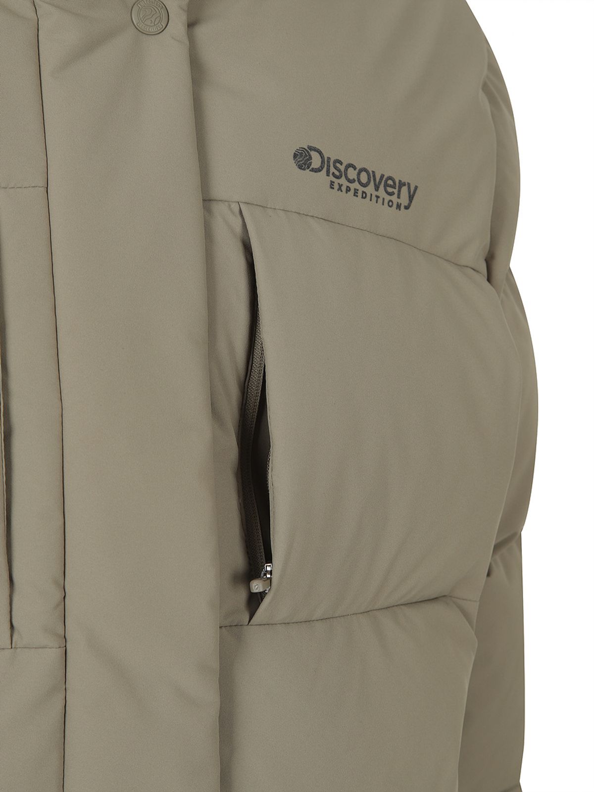 디스커버리 익스페디션(DISCOVERY EXPEDITION) 여성 레스터G 하이넥 구스다운 숏패딩 (BEIGE)
