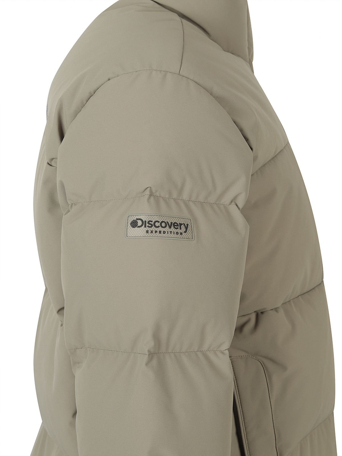 디스커버리 익스페디션(DISCOVERY EXPEDITION) 여성 레스터G 하이넥 구스다운 숏패딩 (BEIGE)