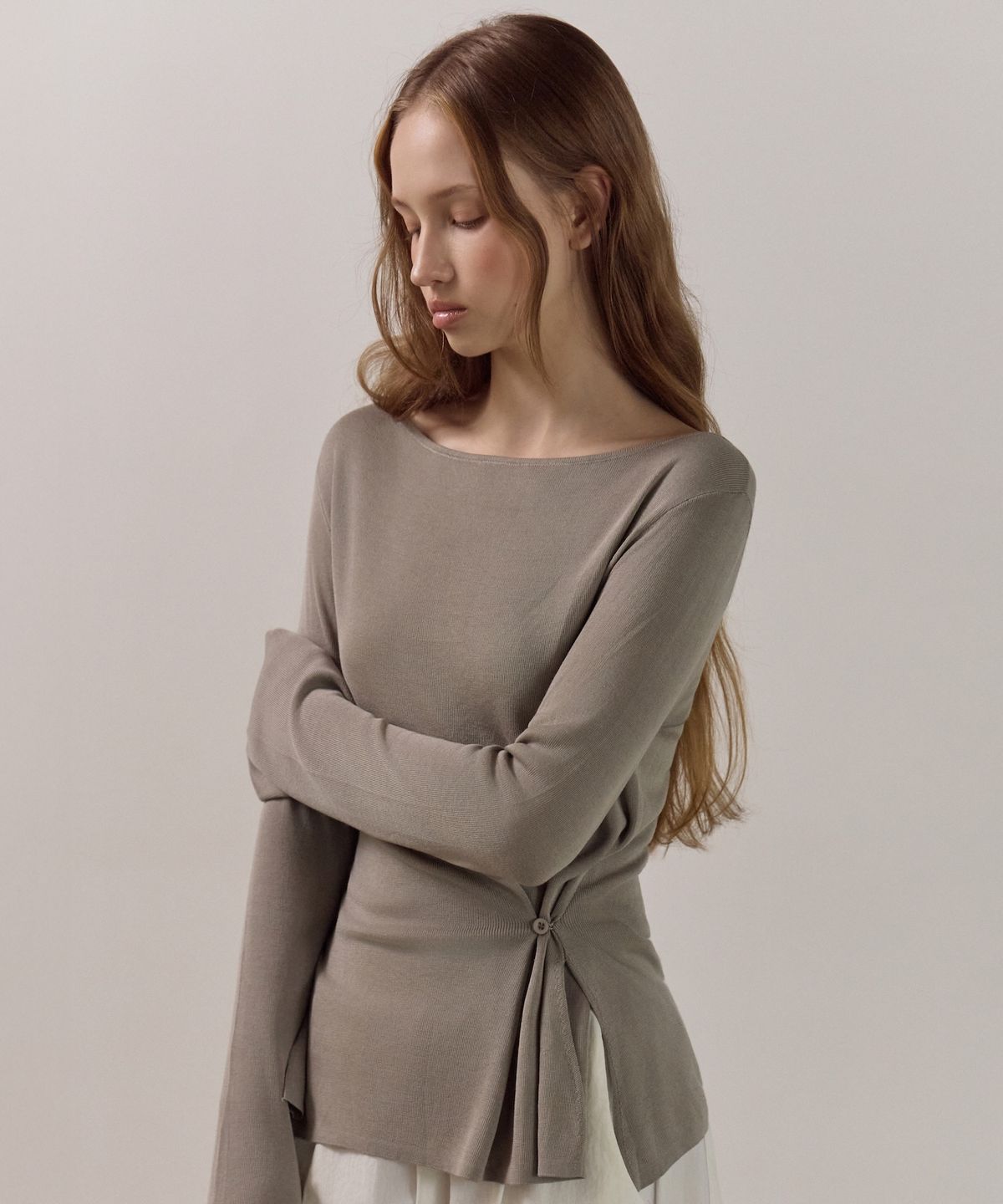 엘리오티(ELLIOTI) Twist Closure Knit TS_3Color