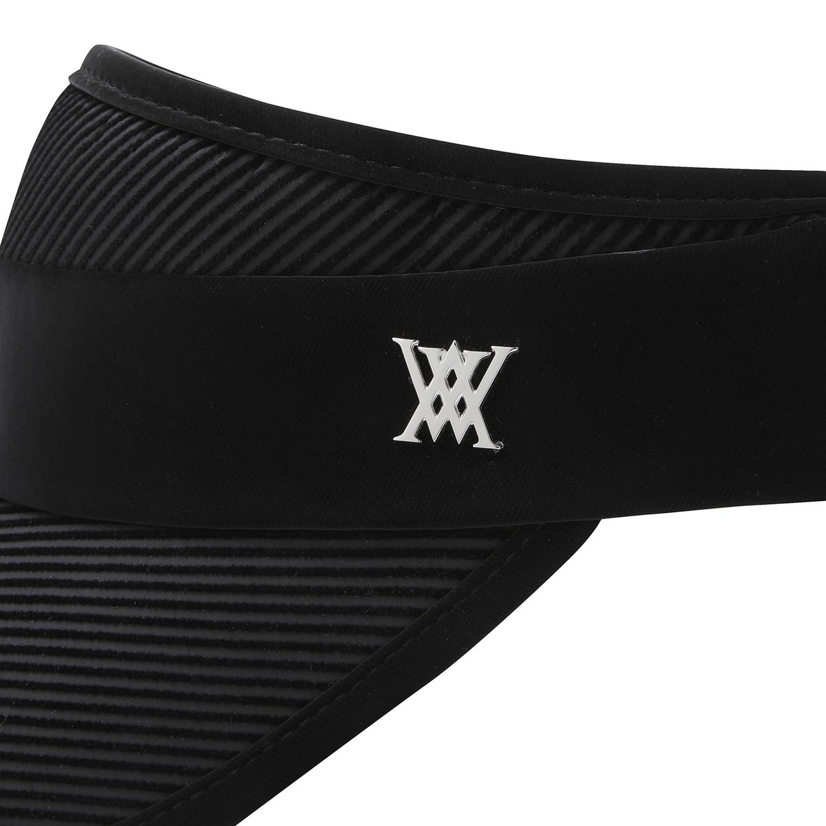 어뉴골프(ANEW GOLF) WOMEN CENTRE RIBBON VISOR_BK