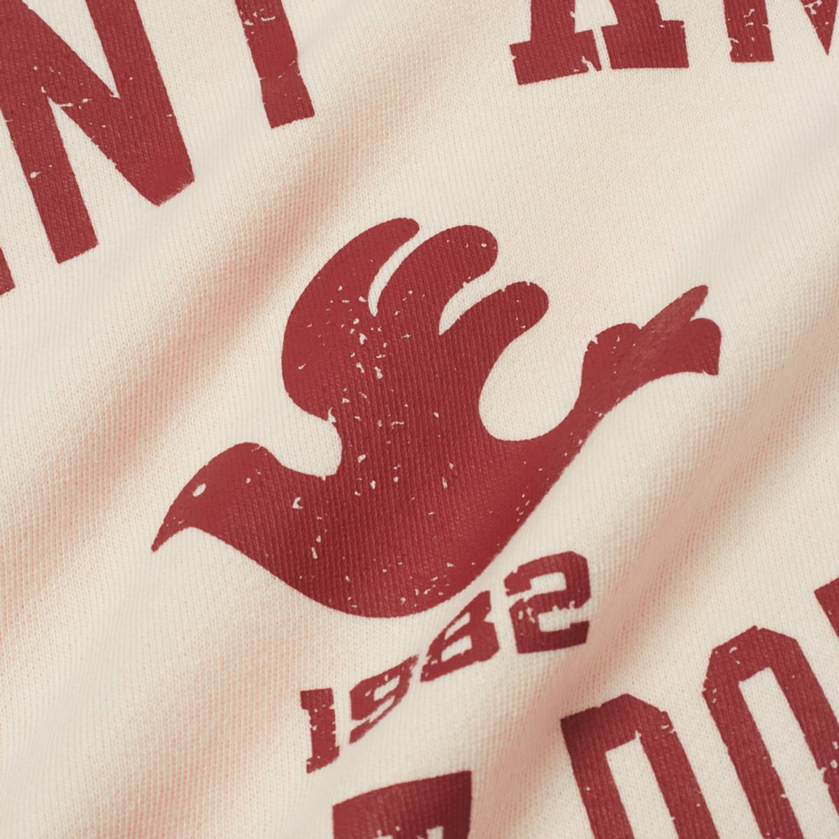 아모우(AMOU) Saint Amou Ringer Sweat Shirts CREAM