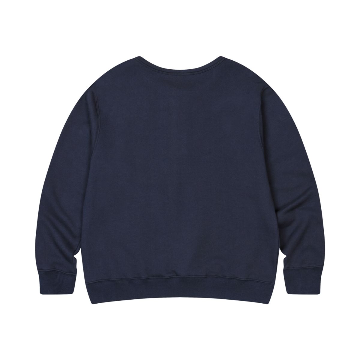 아모우(AMOU) A.M Henley Neck Sweat Shirts NAVY