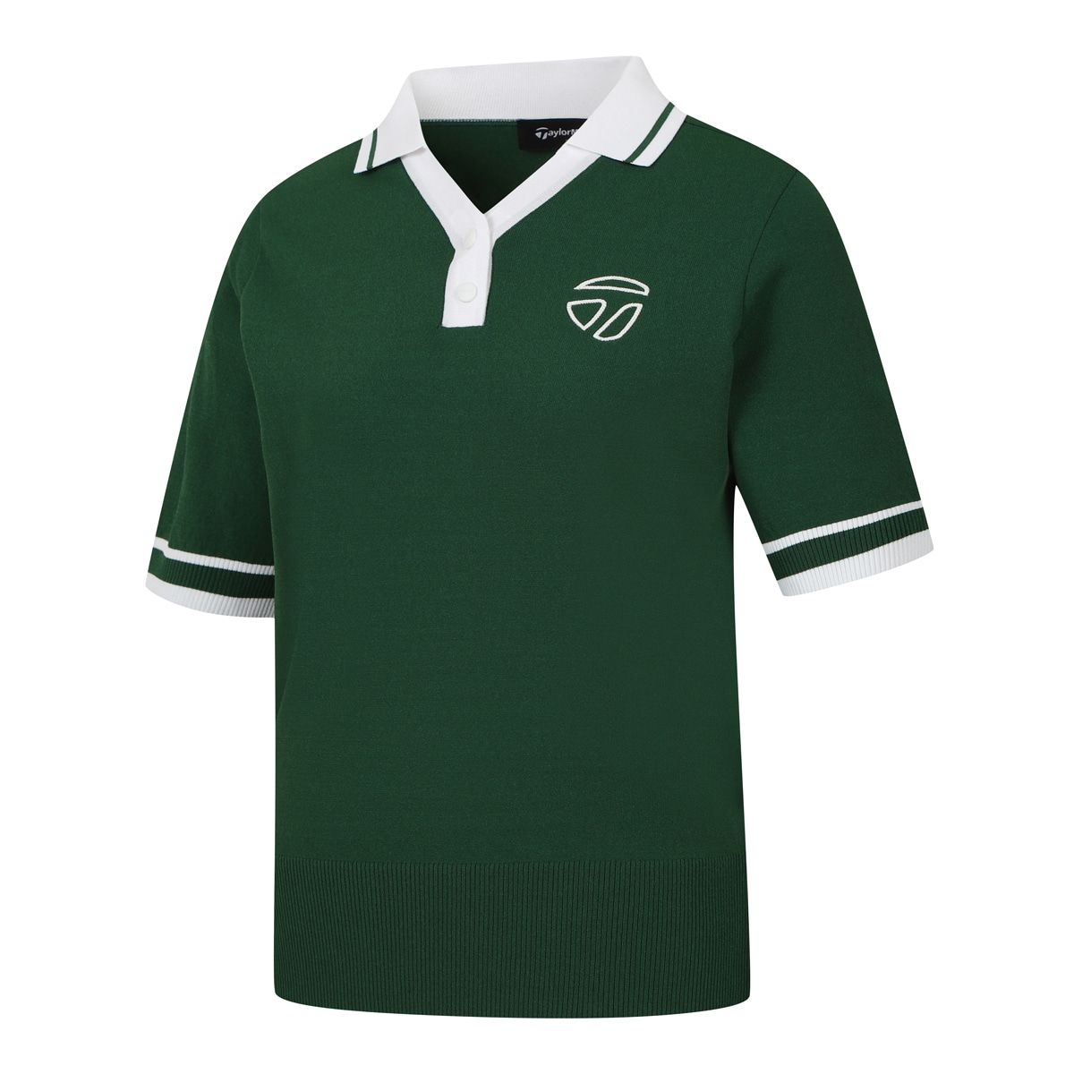 테일러메이드 어패럴(TAYLORMADE APPAREL) 여성 카라 반팔 니트 TSO-71HG21-804