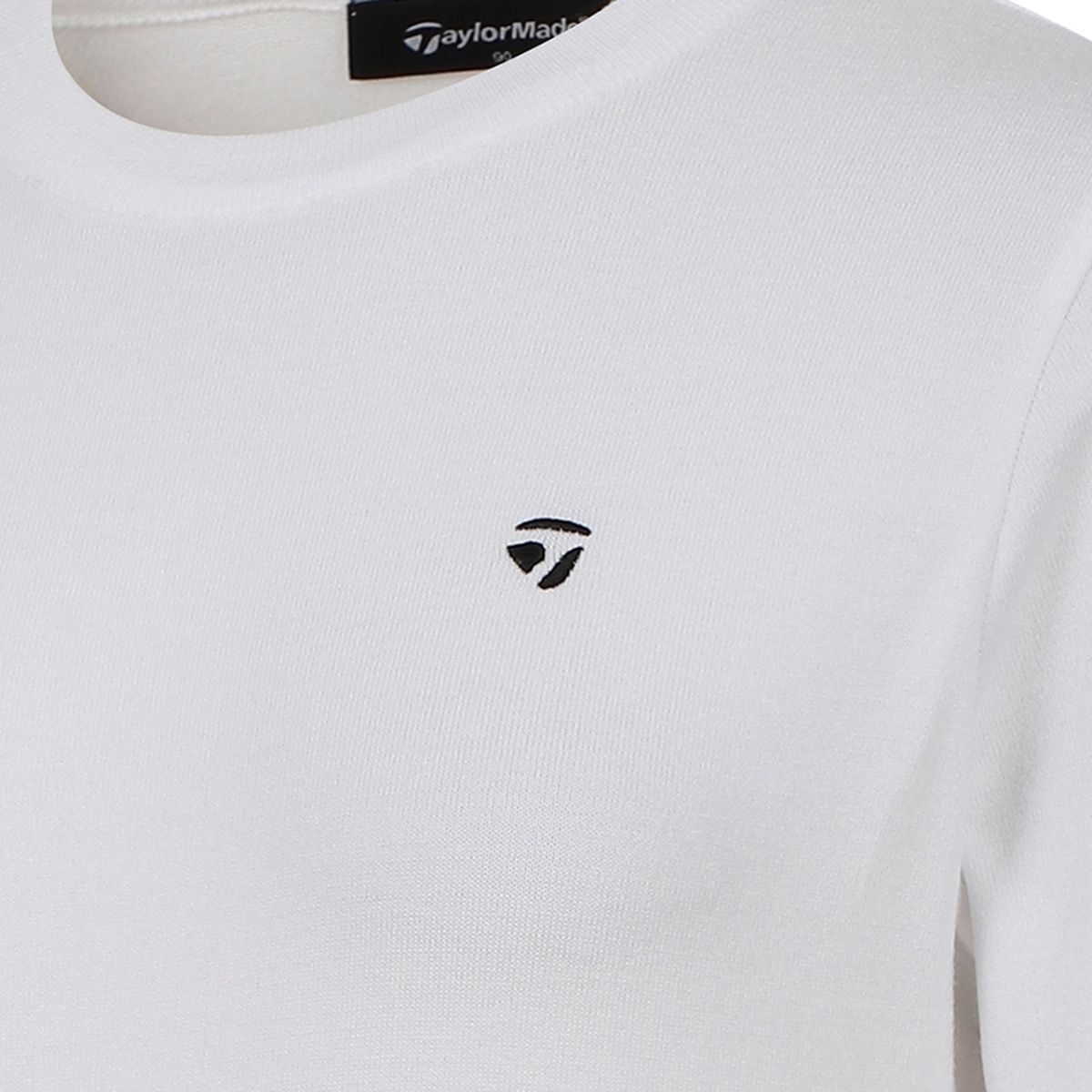 테일러메이드 어패럴(TAYLORMADE APPAREL) 여성 배색 라운드 니트 TSO-72HG24-101