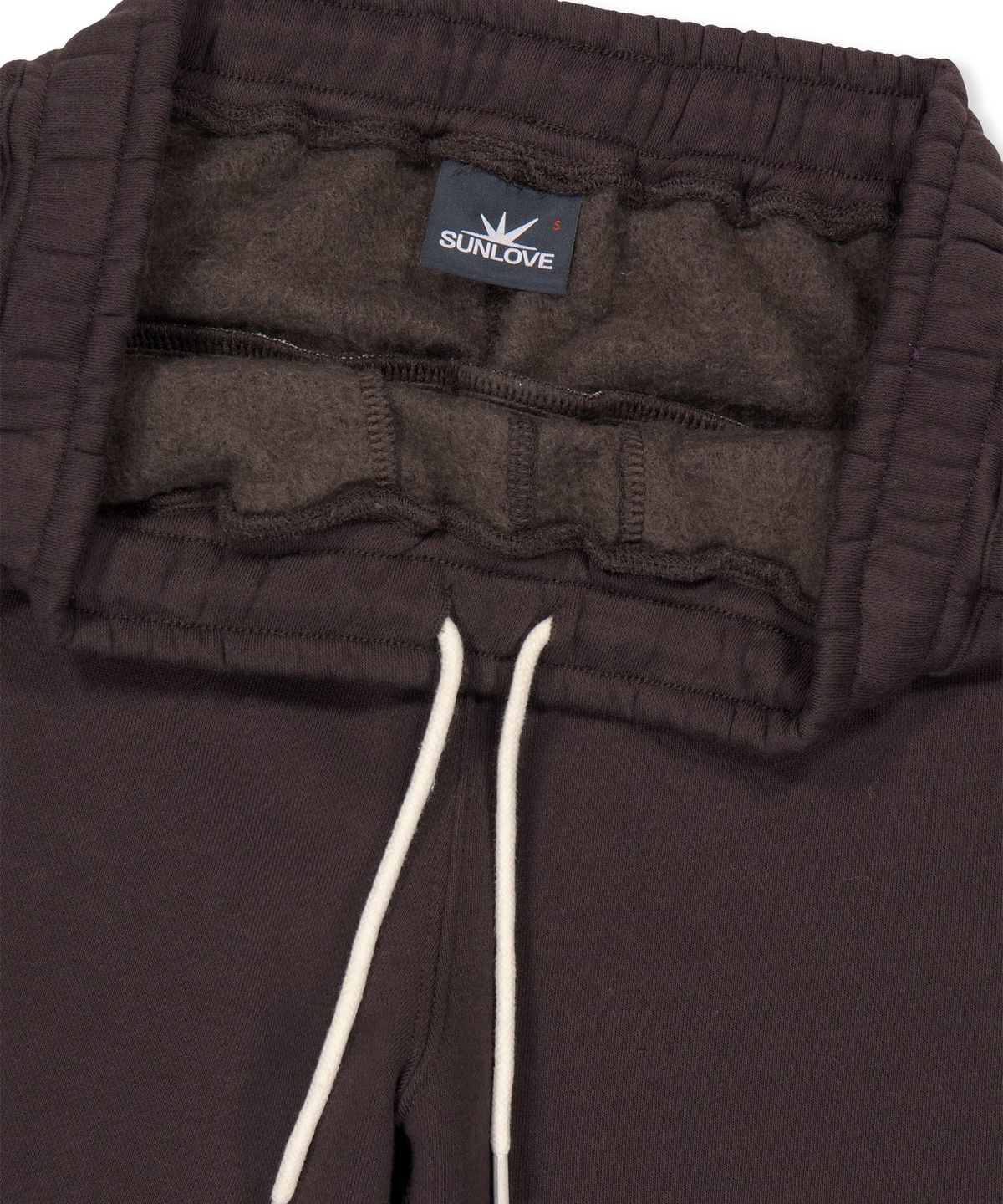 썬러브투어(SUNLOVETOUR) Crescent Brushed Sweatpants Brown
