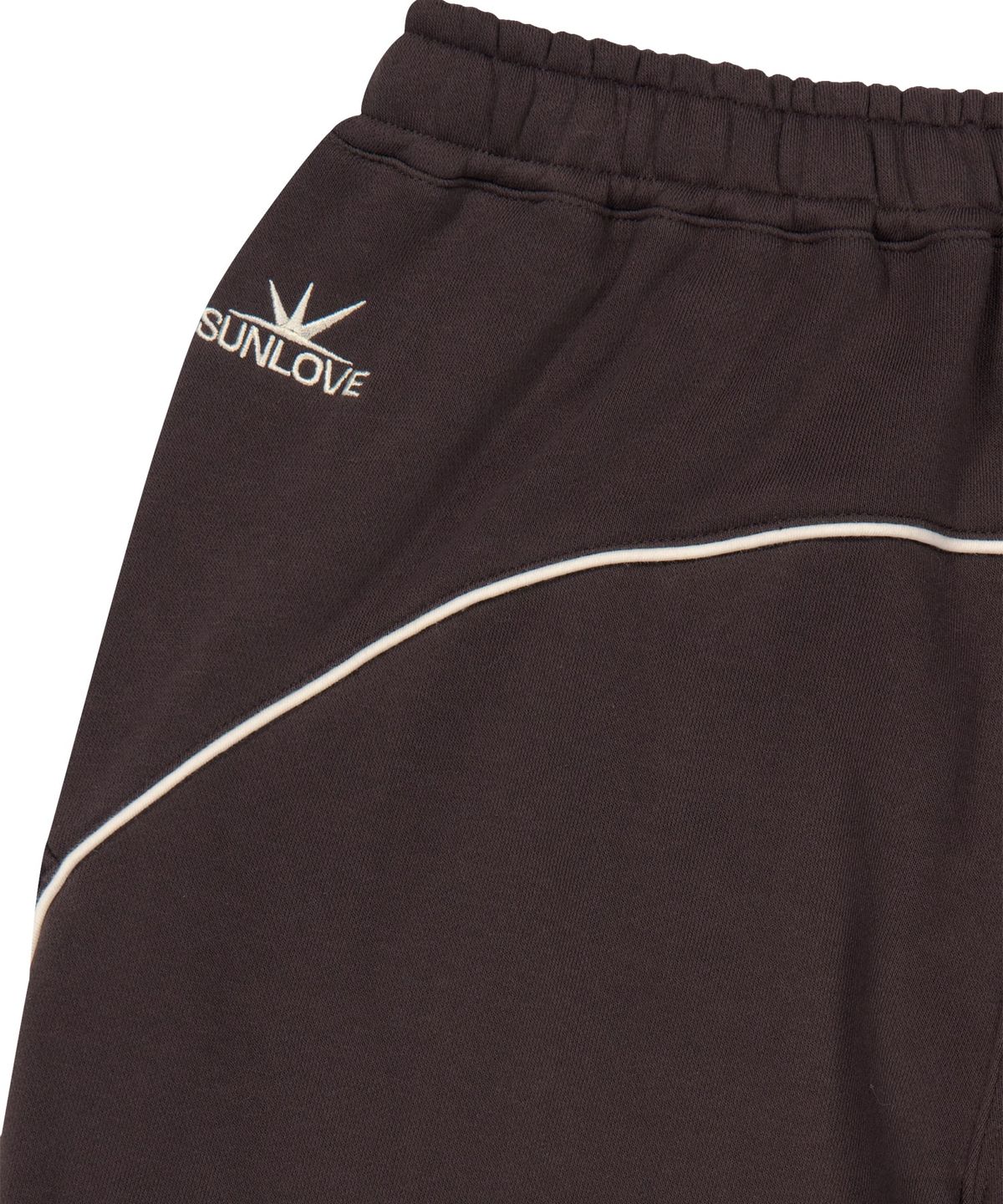 썬러브투어(SUNLOVETOUR) Crescent Brushed Sweatpants Brown