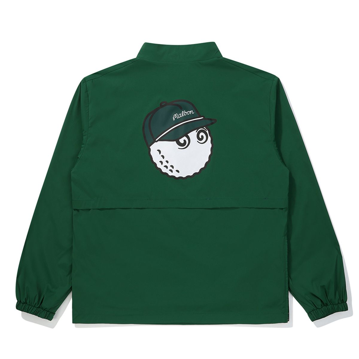 말본 골프(MALBON GOLF) 등판 버킷 포인트 긴팔 아노락 GREEN (MAN)
