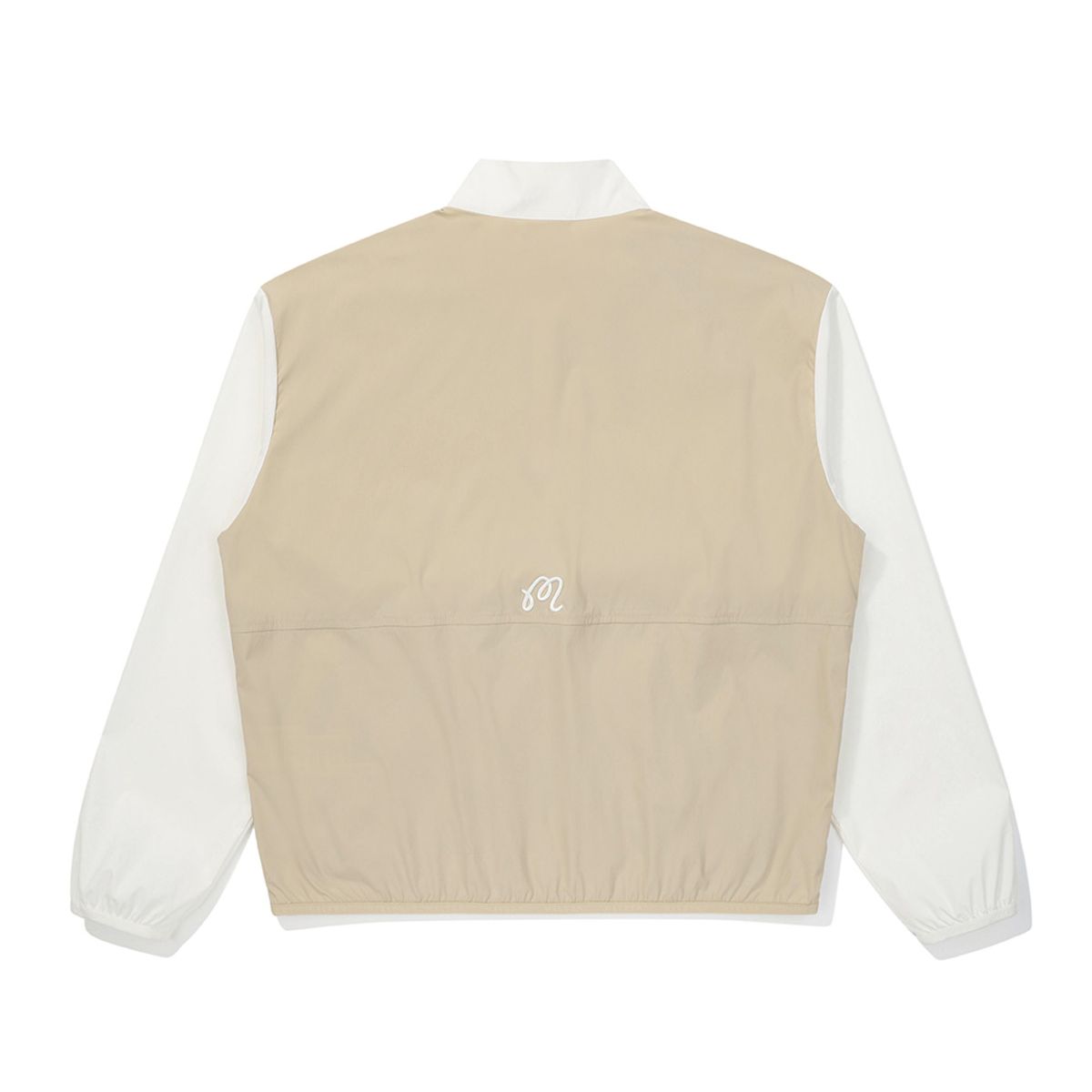 말본 골프(MALBON GOLF) 여성 컬러블럭 쿼터집 아노락 BEIGE (WOMAN)