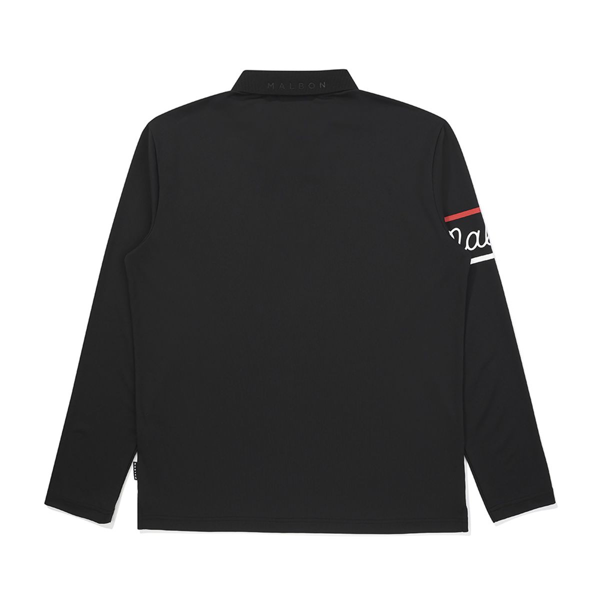 말본 골프(MALBON GOLF) 기능성 소재 긴팔 폴로 티셔츠 BLACK (MAN)