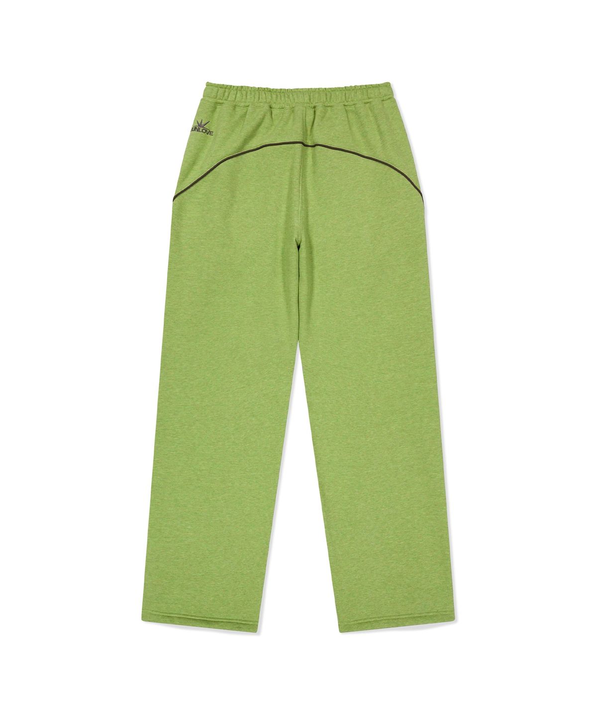 썬러브투어(SUNLOVETOUR) Crescent Brushed Sweatpants Heather Lime