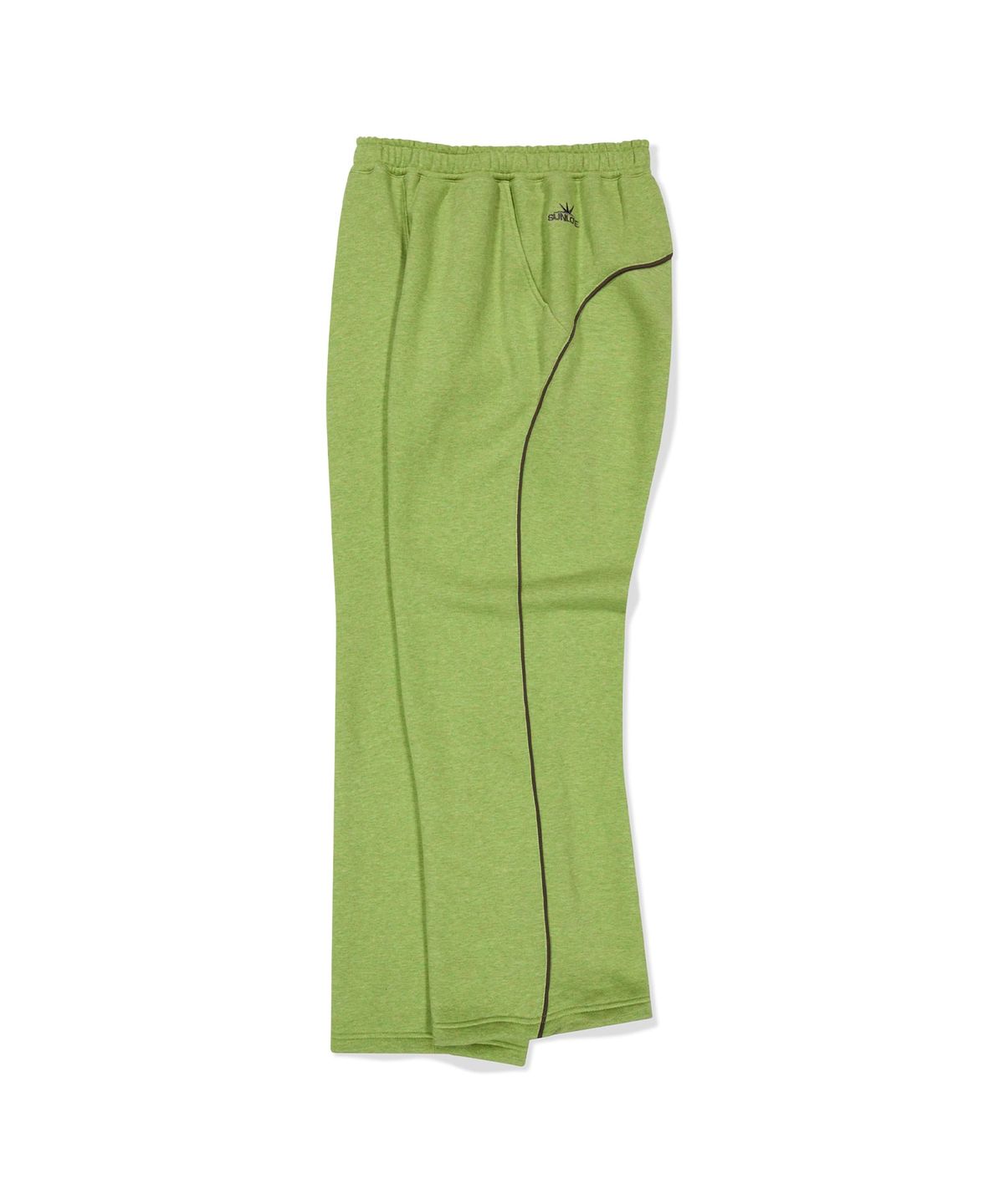 썬러브투어(SUNLOVETOUR) Crescent Brushed Sweatpants Heather Lime