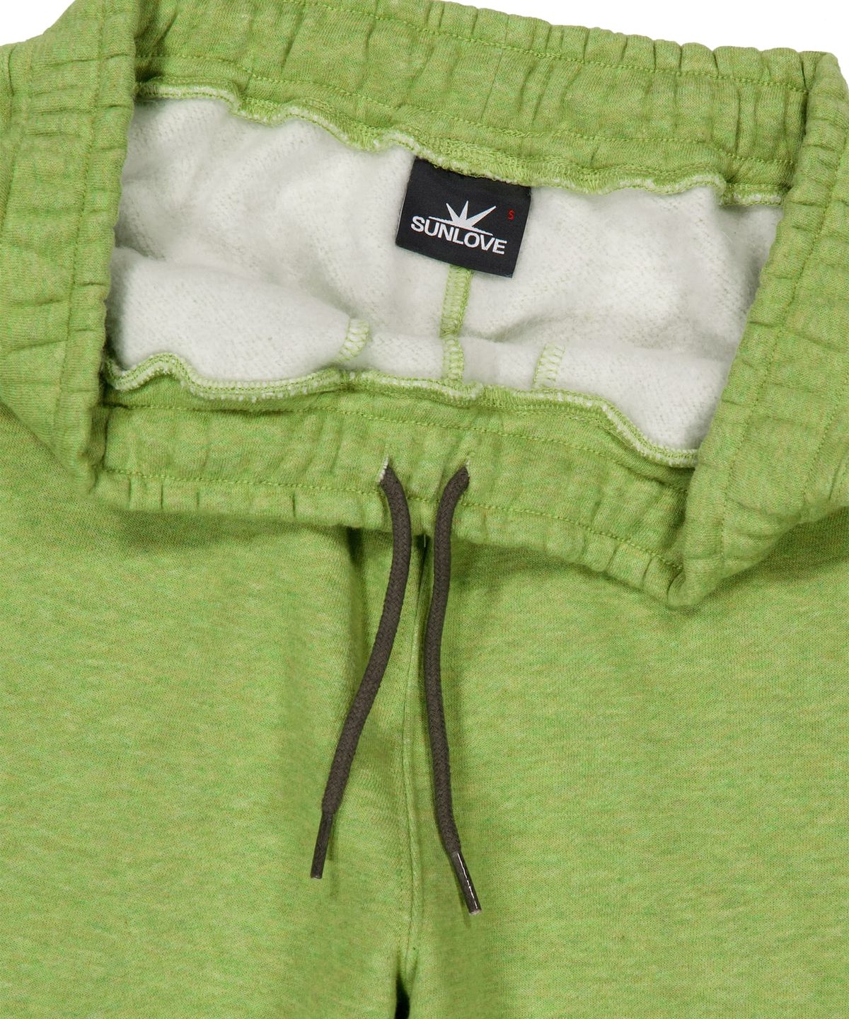 썬러브투어(SUNLOVETOUR) Crescent Brushed Sweatpants Heather Lime