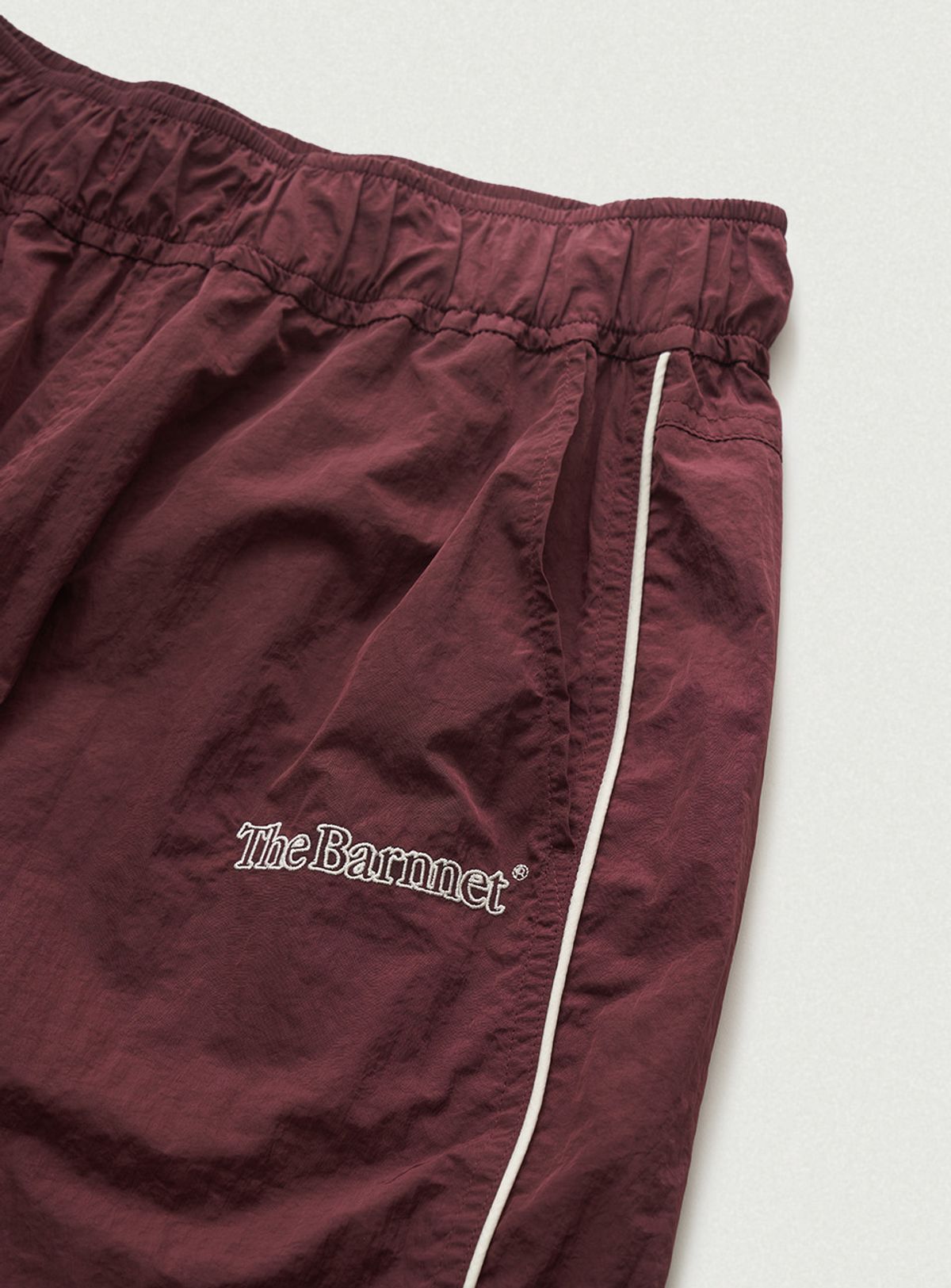 더바넷(THEBARNNET) Cloudy Wind Set-Up Pants_Burgundy