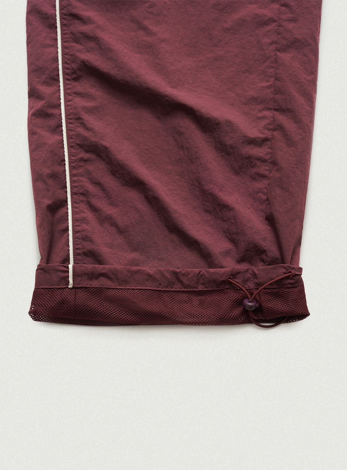 더바넷(THEBARNNET) Cloudy Wind Set-Up Pants_Burgundy