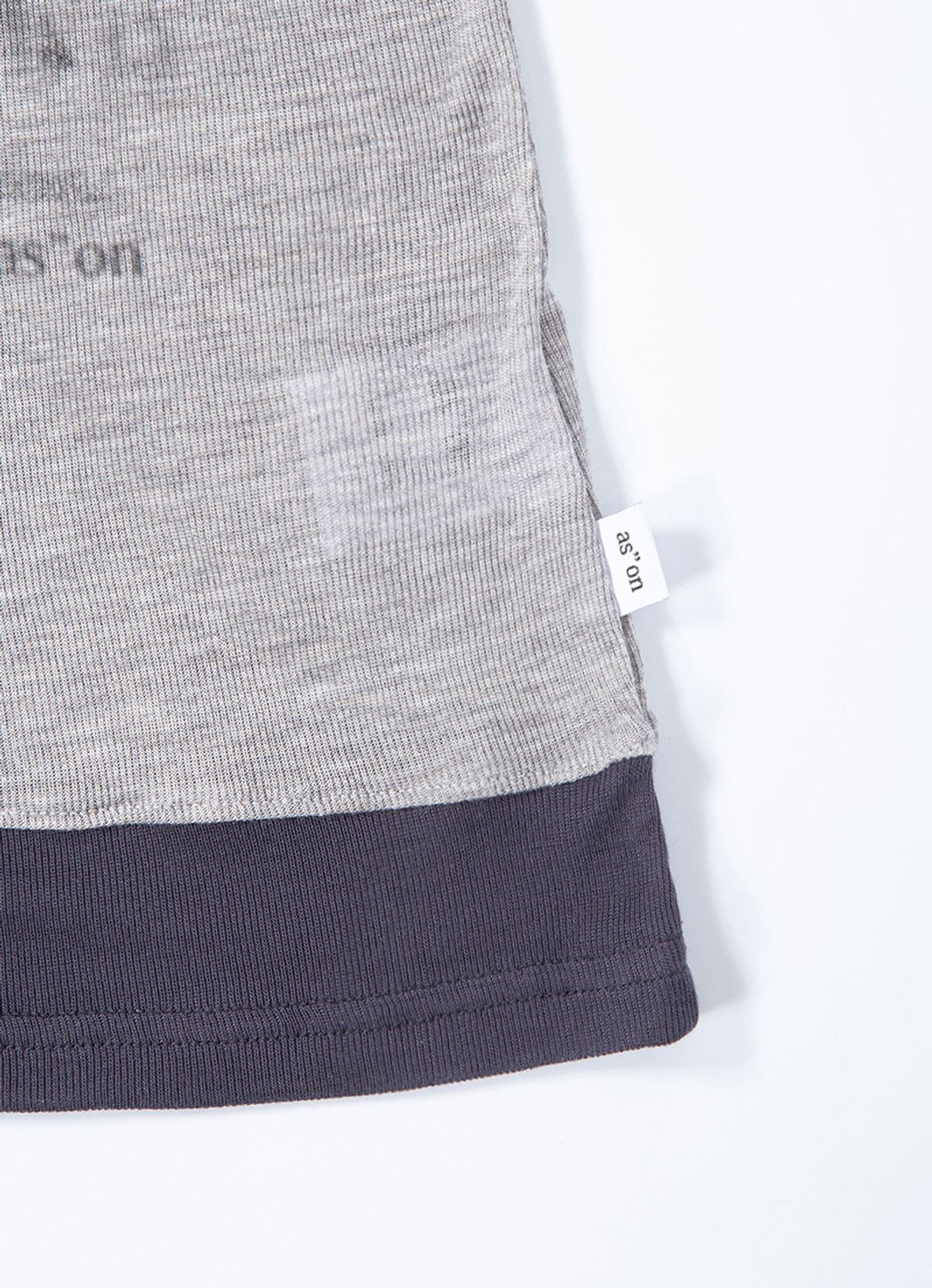 애즈온(ASON) FOREST LAYERED T / GRAY