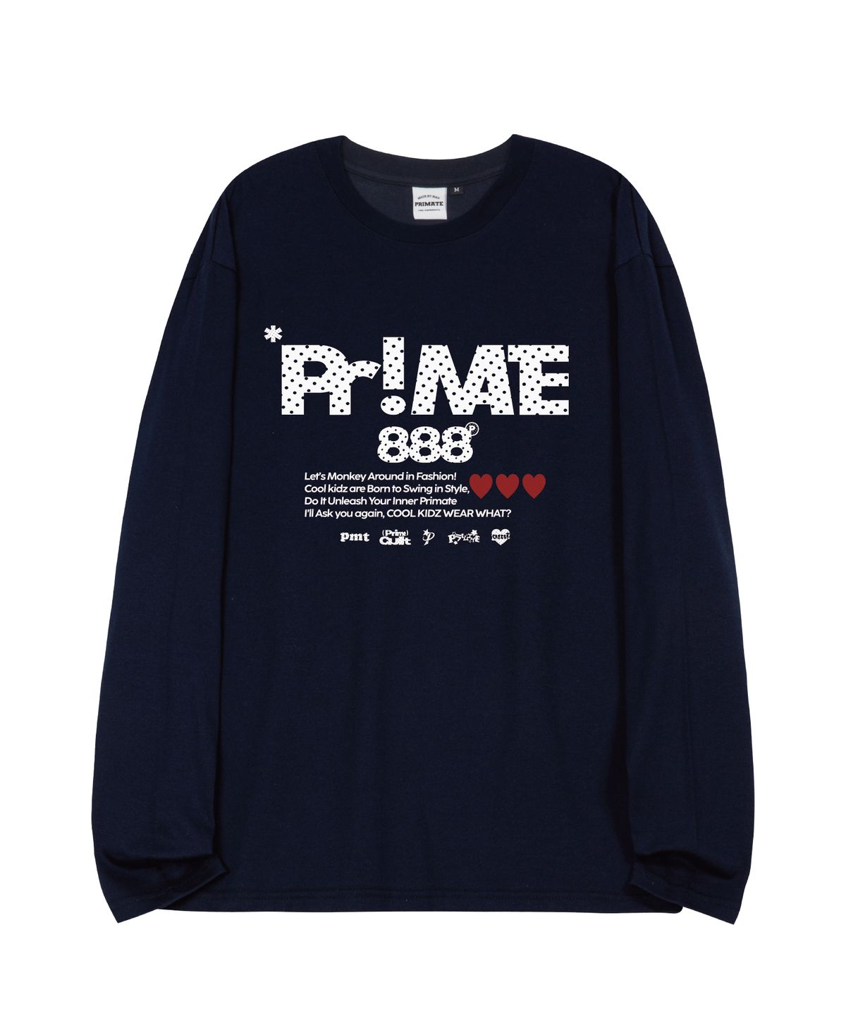 프라임에이트(PRIMATE) RALLY 오버핏 롱 슬리브 4 COLORS