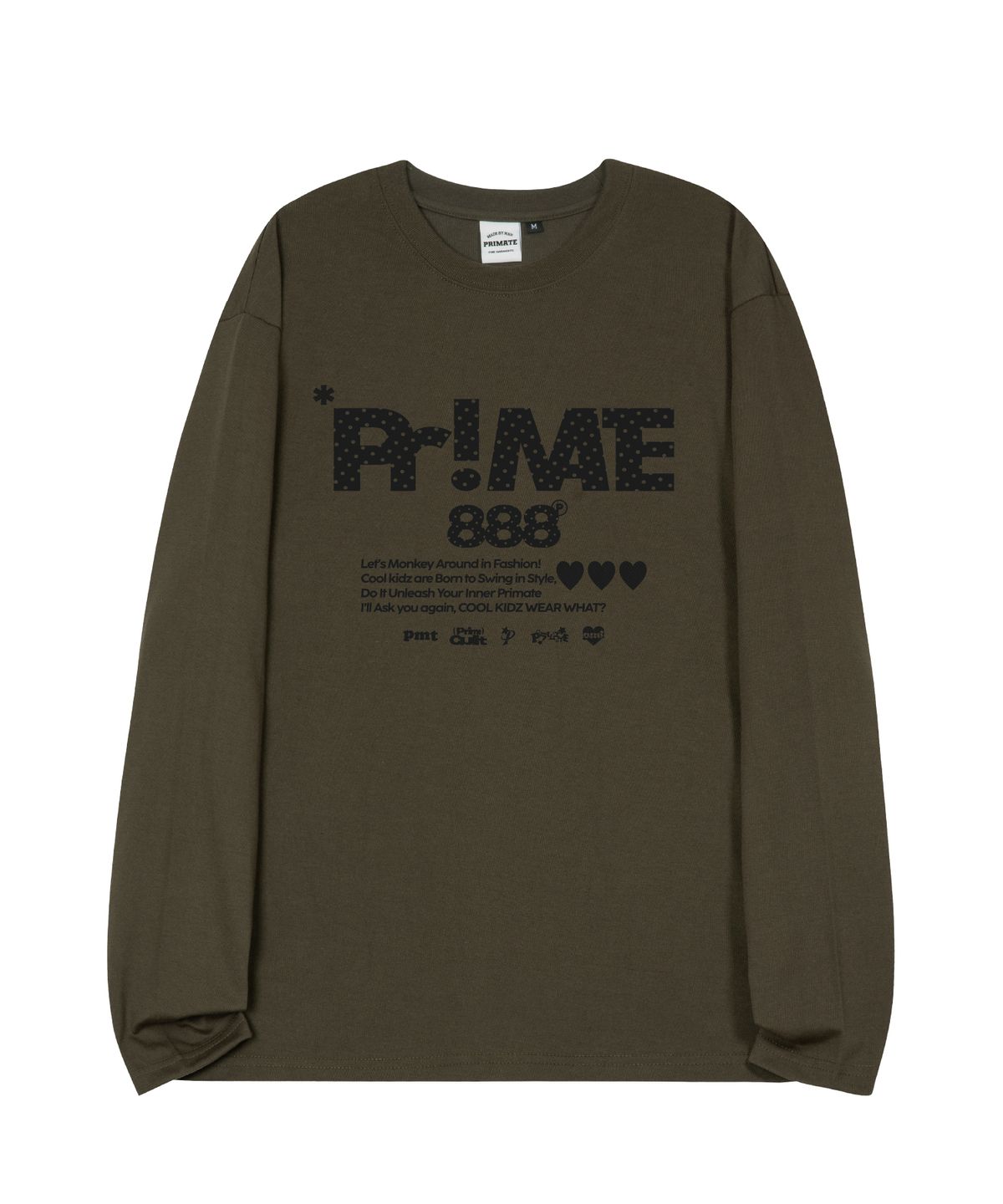 프라임에이트(PRIMATE) RALLY 오버핏 롱 슬리브 4 COLORS