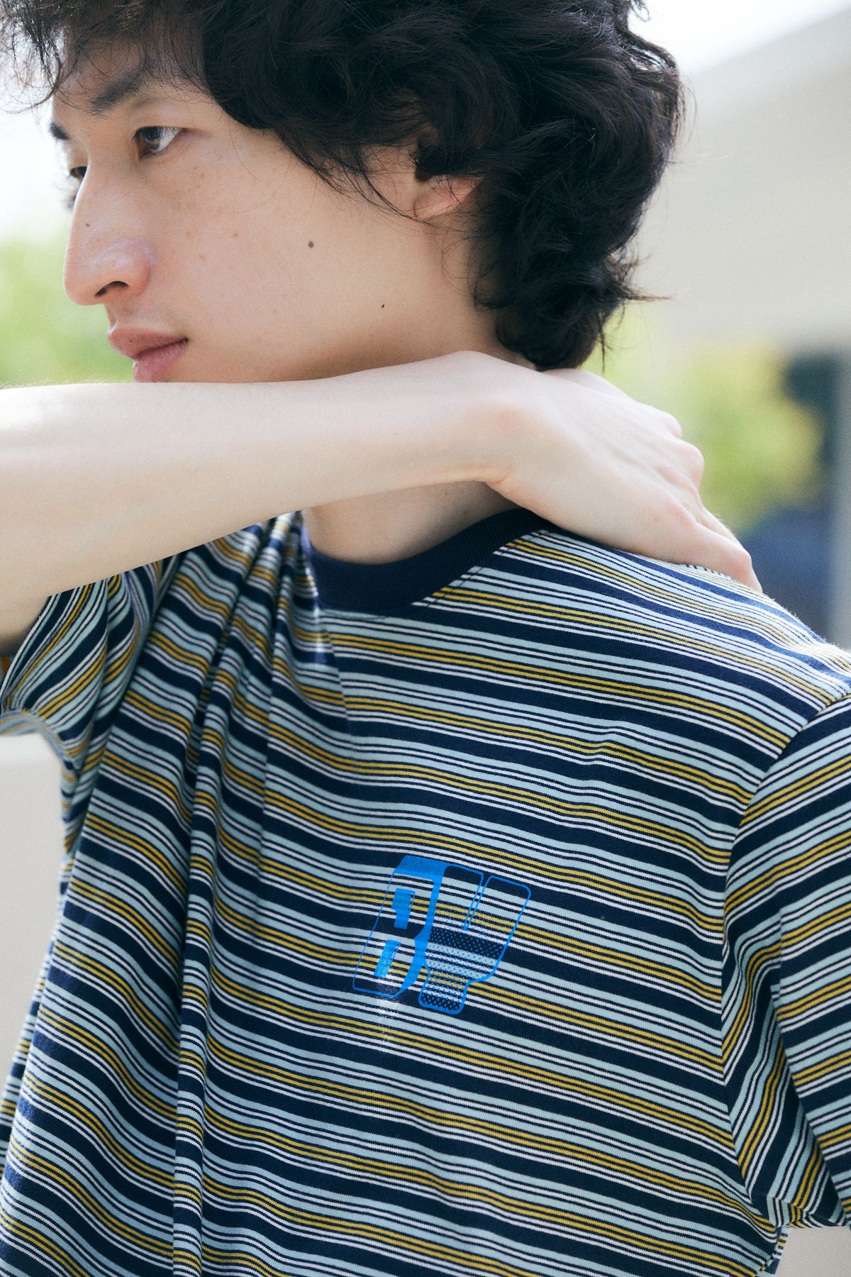 바이(BY) BY (Stripe T-shirt Multi)