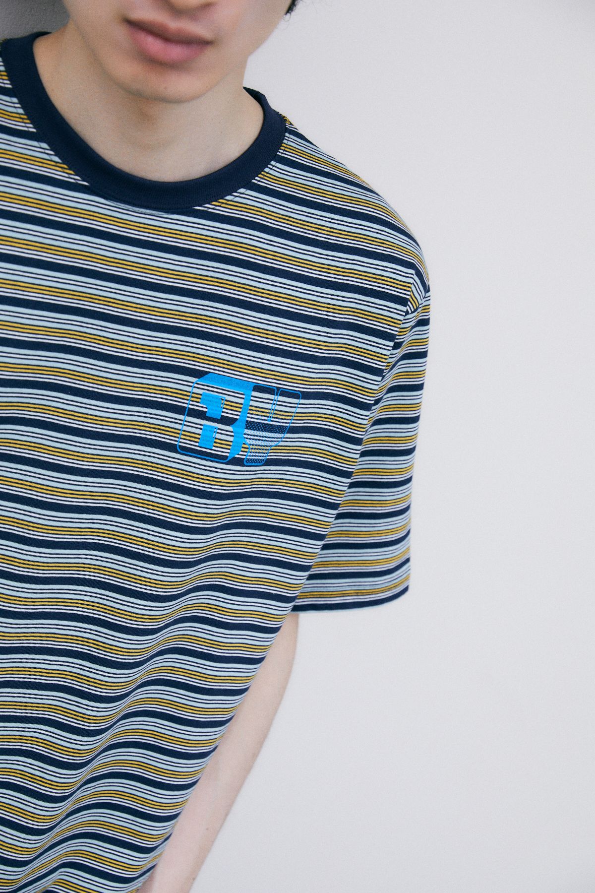 바이(BY) BY (Stripe T-shirt Multi)