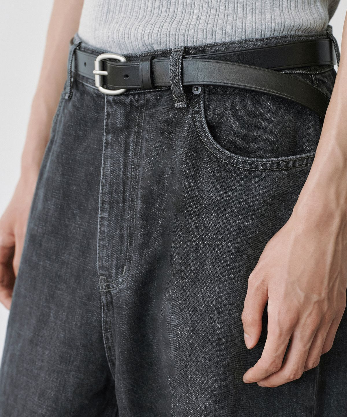 브랜디드(BRANDED) 1764 ANTHRACITE JEANS [EXTRA WIDE STRAIGHT]