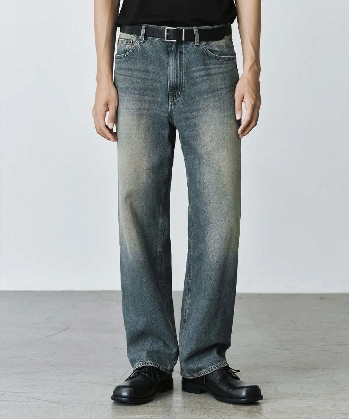 브랜디드(BRANDED) 1795 SEPIA JEANS [WIDE STRAIGHT]
