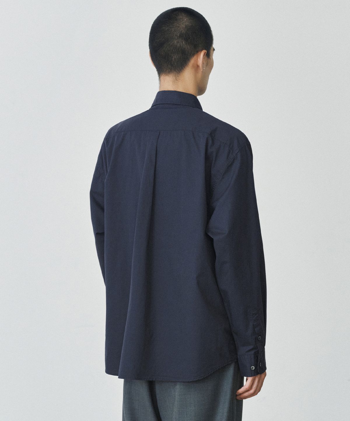 브랜디드(BRANDED) EASY COTTON SHIRT [NAVY]