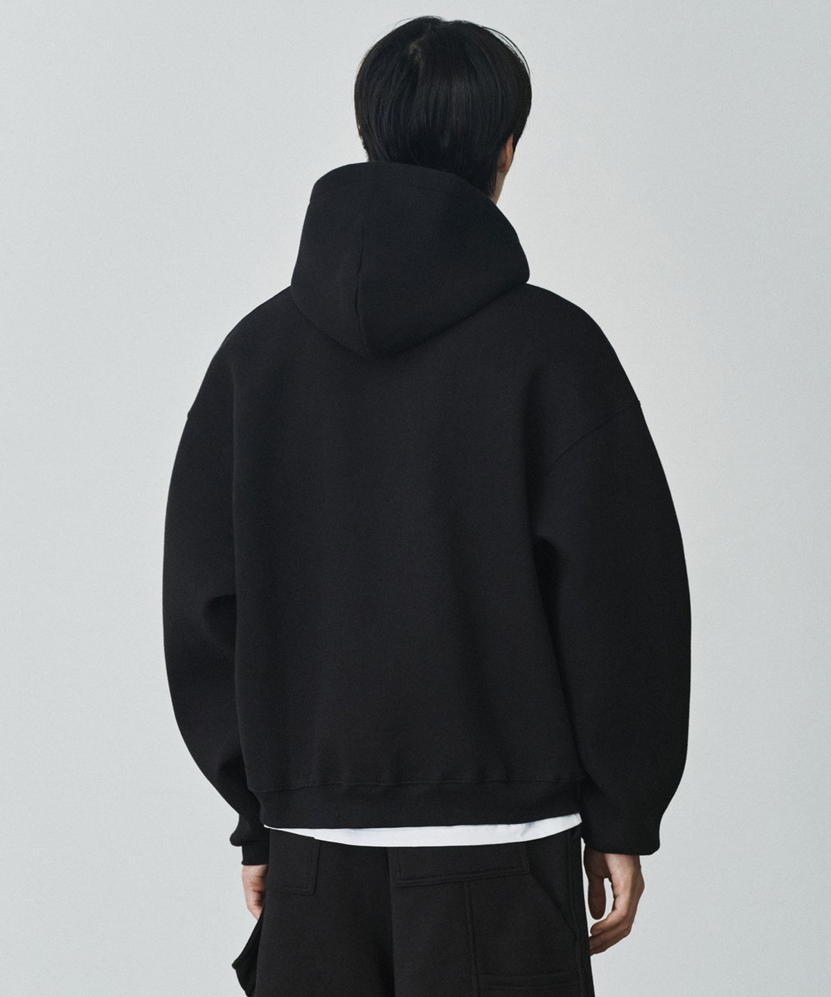 브랜디드(BRANDED) CLOUD HOODIE ZIP-UP [BLACK]