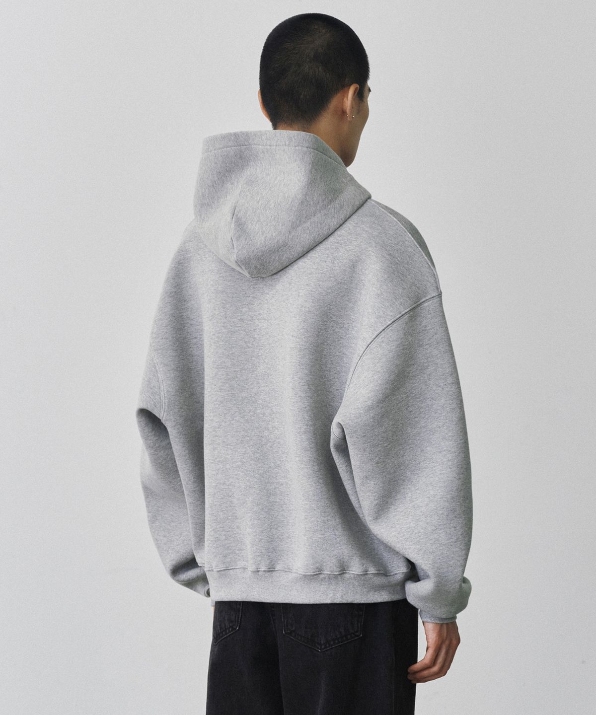 브랜디드(BRANDED) CLOUD HOODIE ZIP-UP [MELANGE GRAY]
