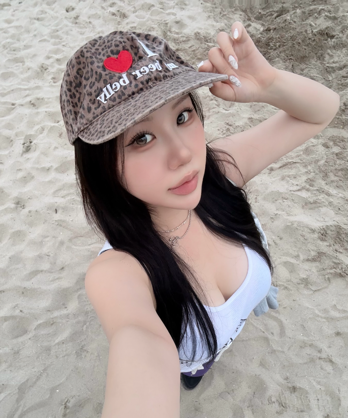 마스컴퍼니(MASCOMPANY) Love My Beer Belly cap - Leopard
